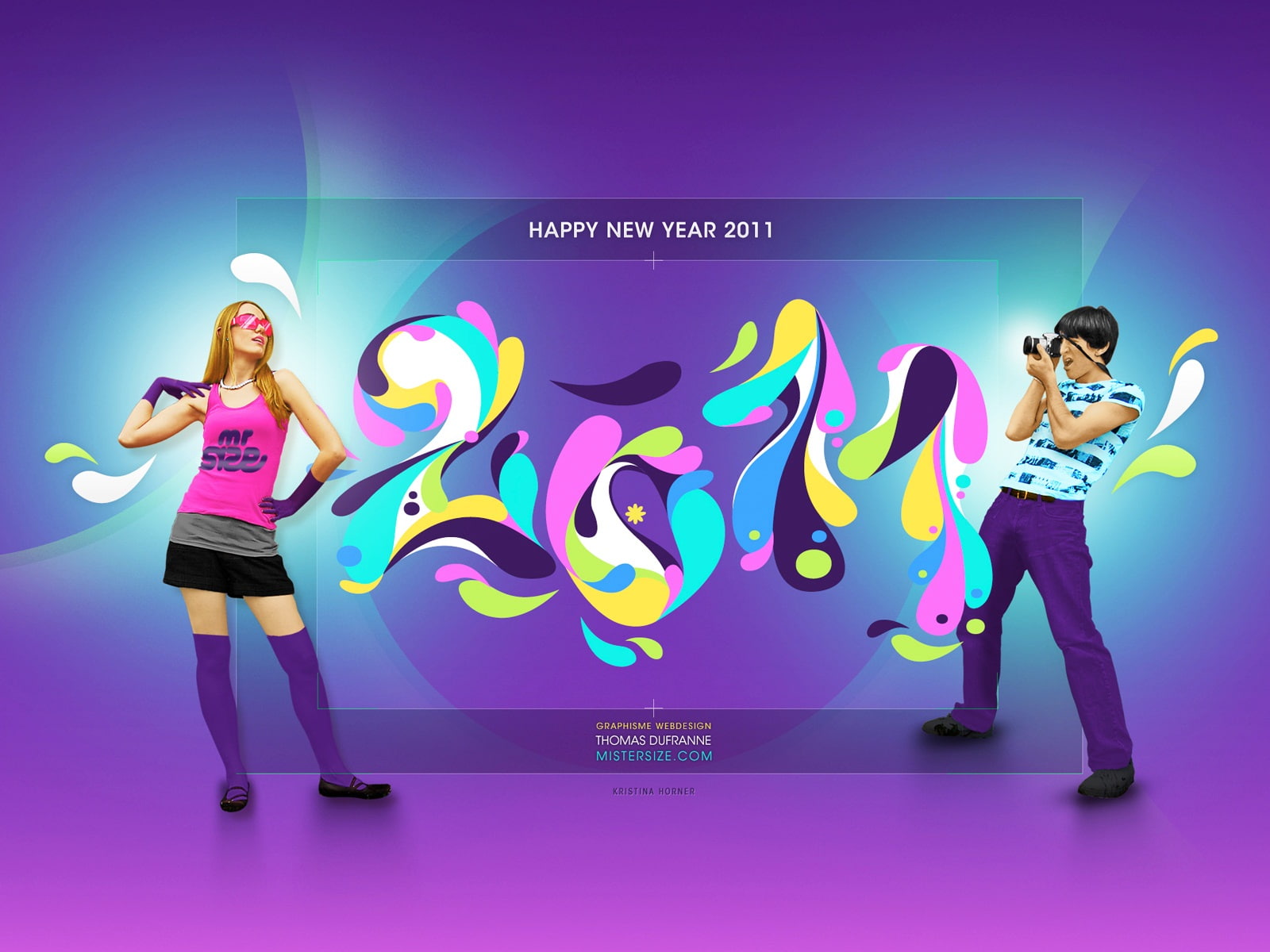720P, happy, year, hd, new, 2011, HD Wallpaper