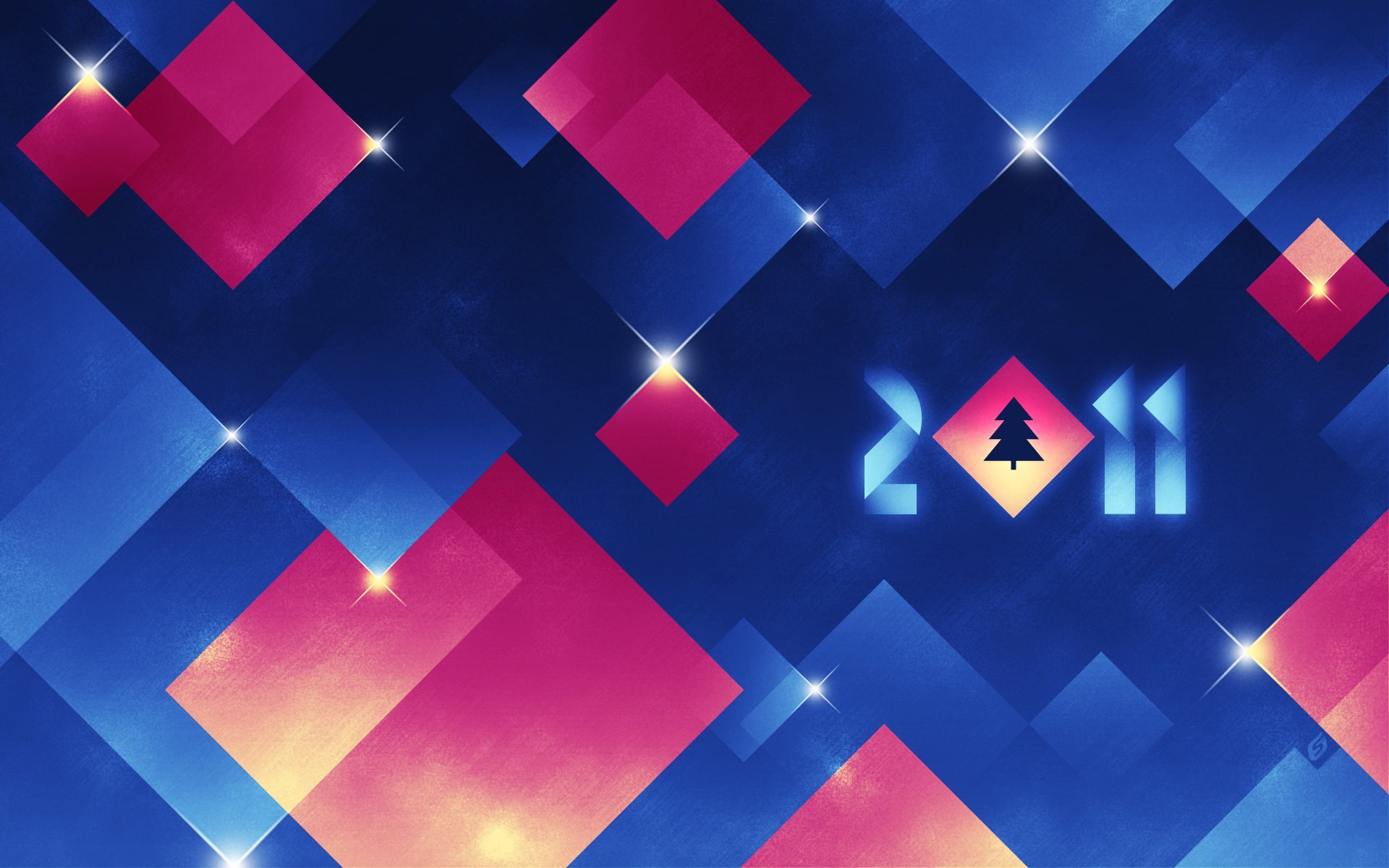 celebrations, widescreen, year, hd, new, 1080P, 2011, HD Wallpaper