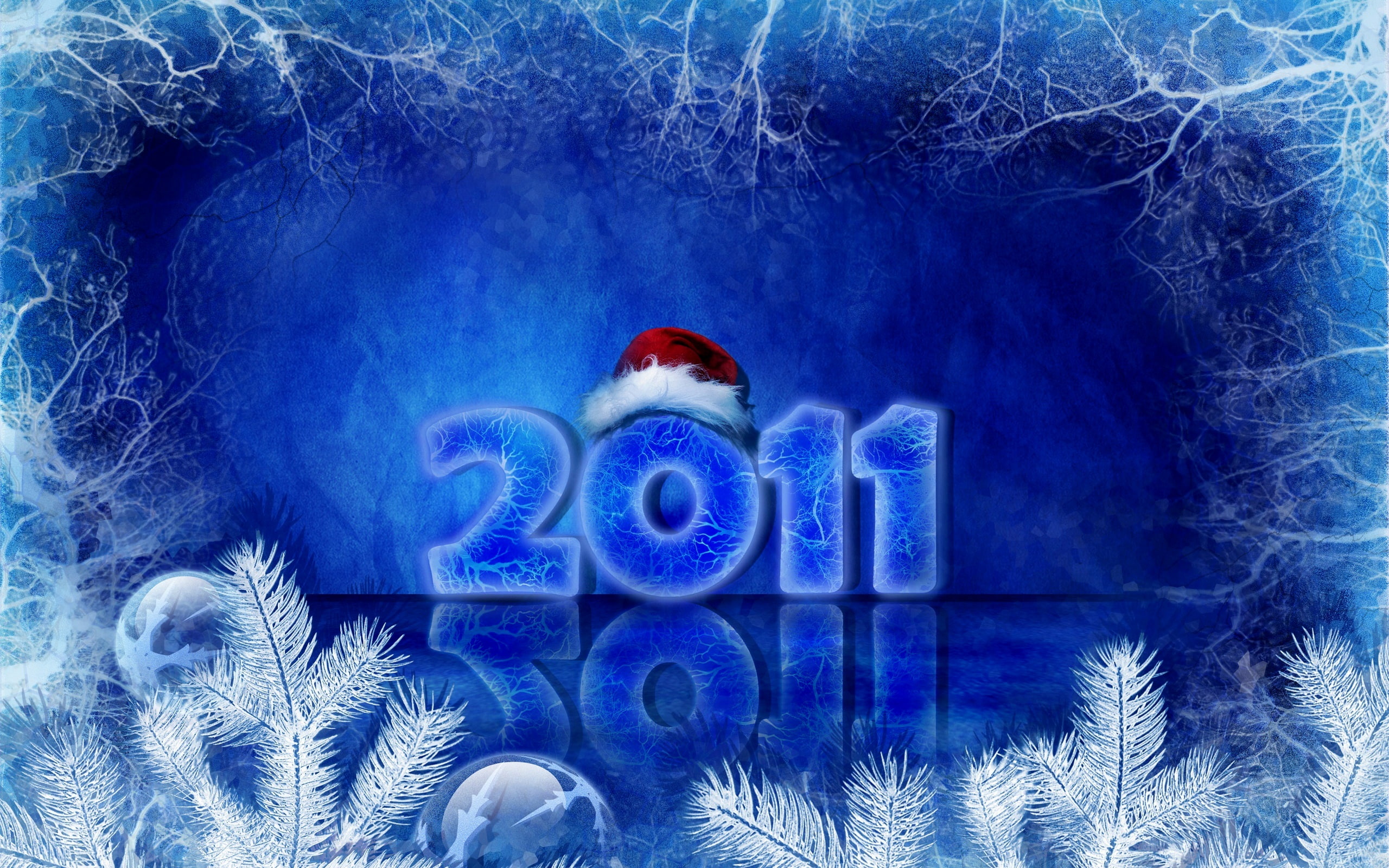 2K, new, year, christmas, HD Wallpaper