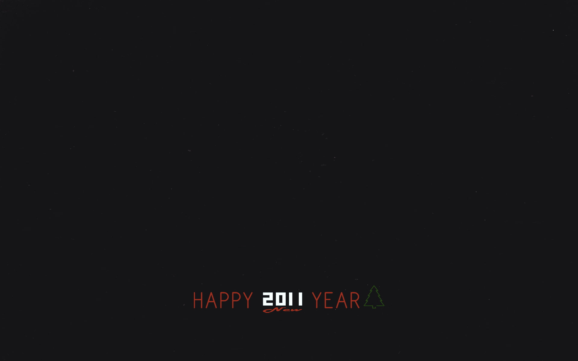 New year, minimalism, 1080P, 2011, HD Wallpaper