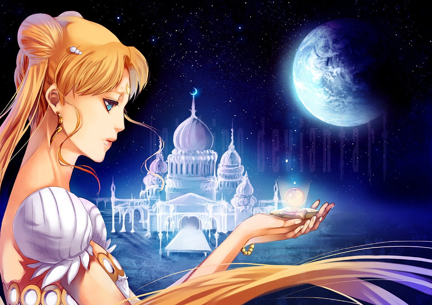 moon, talisman, princess, 720P, kingdom, serenity, HD Wallpaper