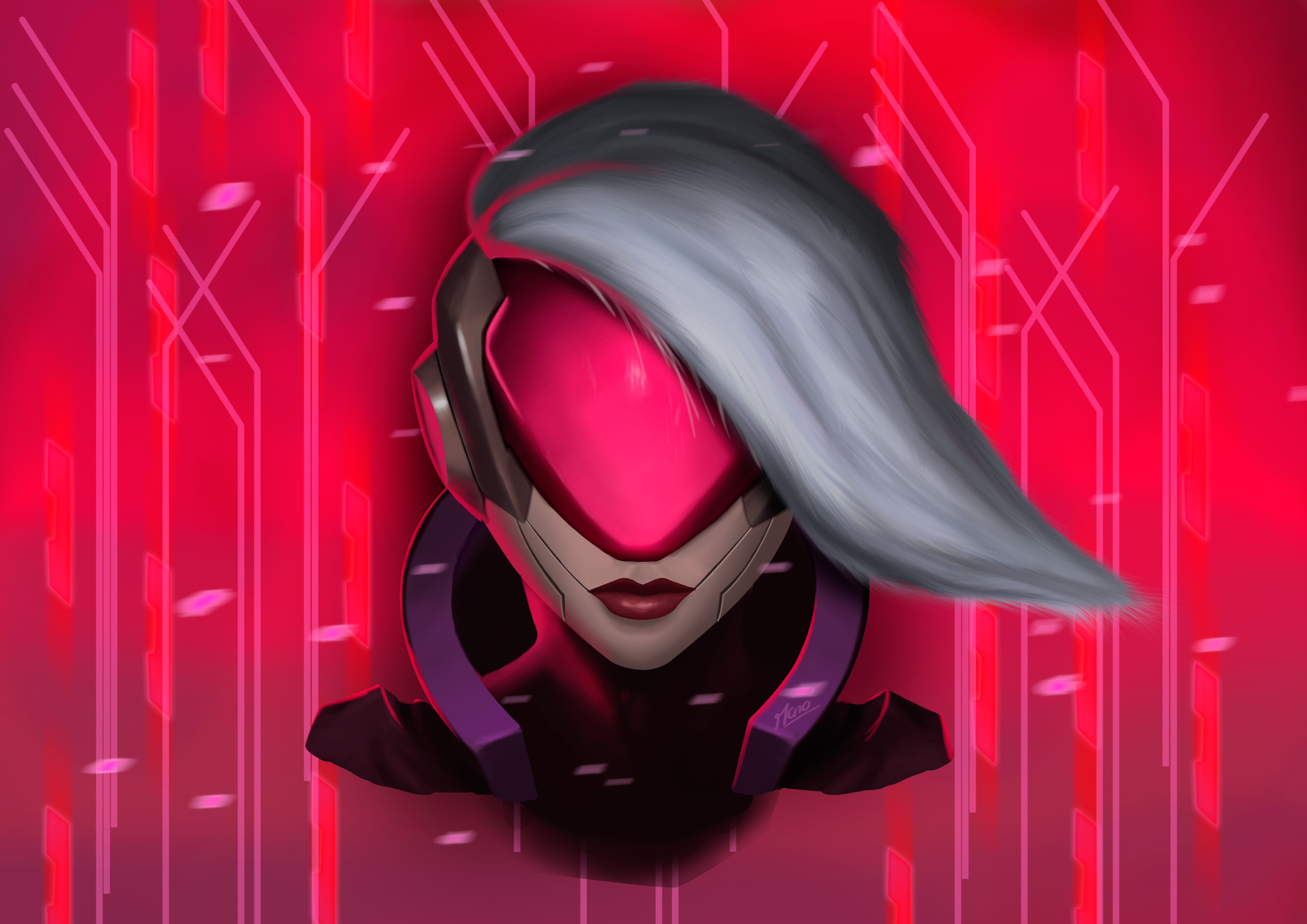4K, Artwork, 4K, League of Legends, Katarina, HD Wallpaper