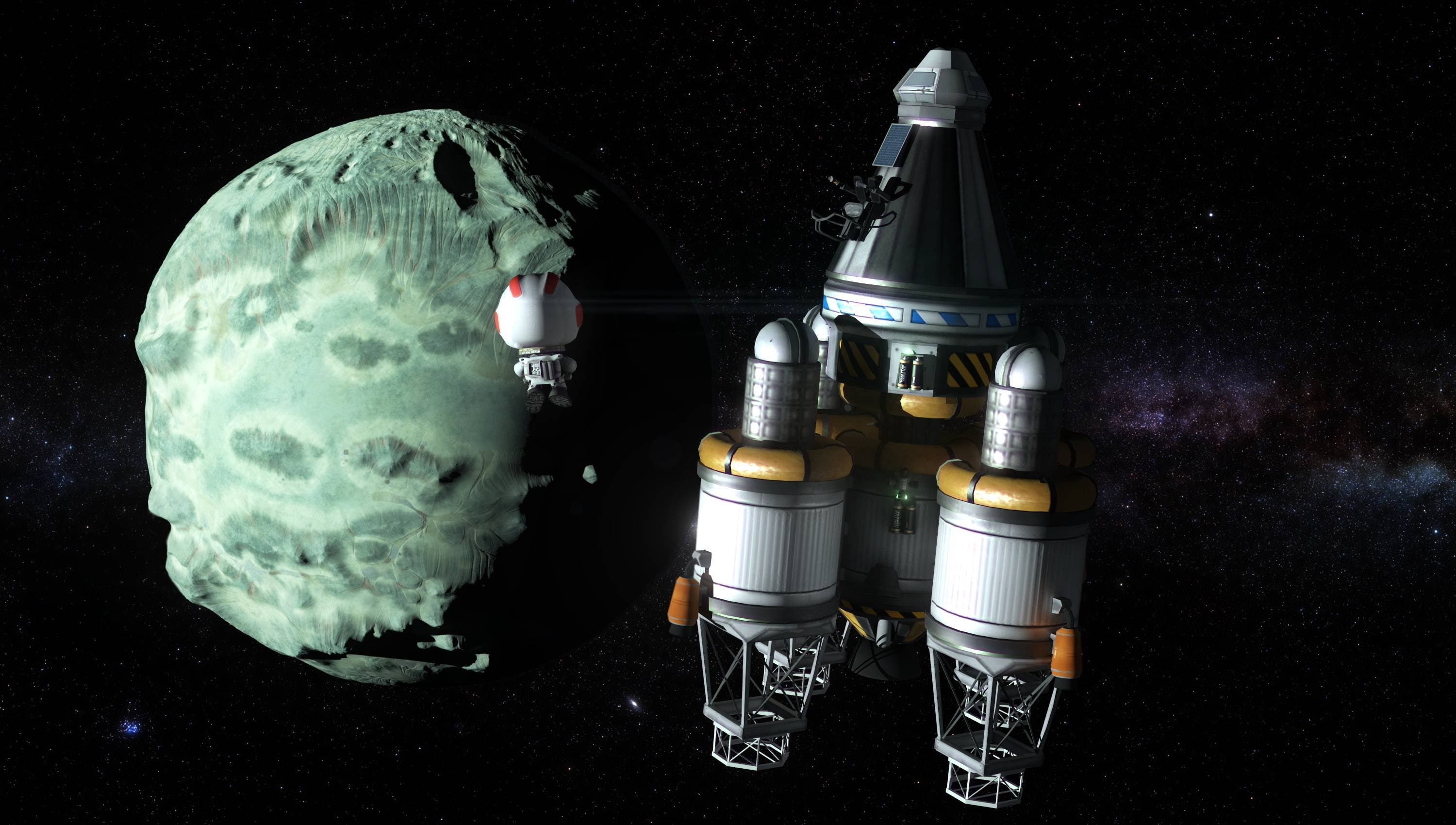 family, program, ksp, space, 2K, cartoon, sci fi, kerbal, HD Wallpaper