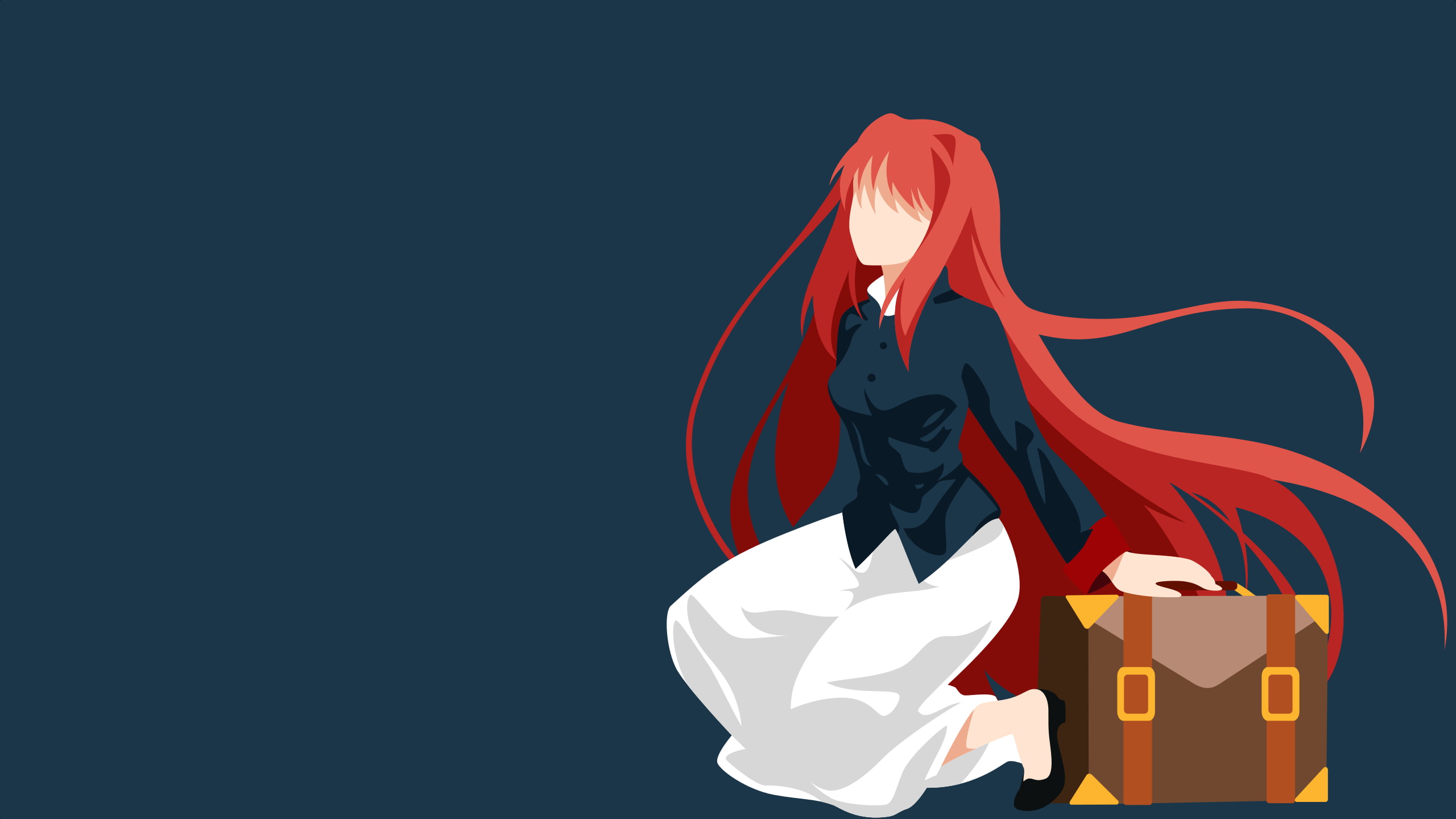 Mahōtsukai no Yoru, Anime, Aoko Aozaki, 2K, HD Wallpaper