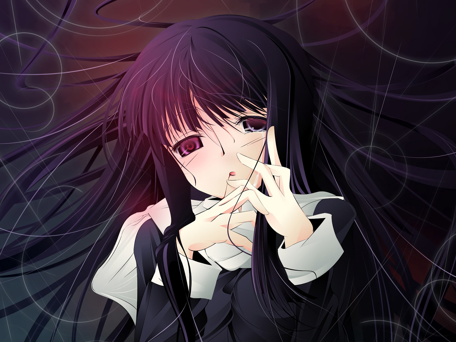 anime girls, Asagami Fujino, Kara no Kyoukai, 1080P, HD Wallpaper