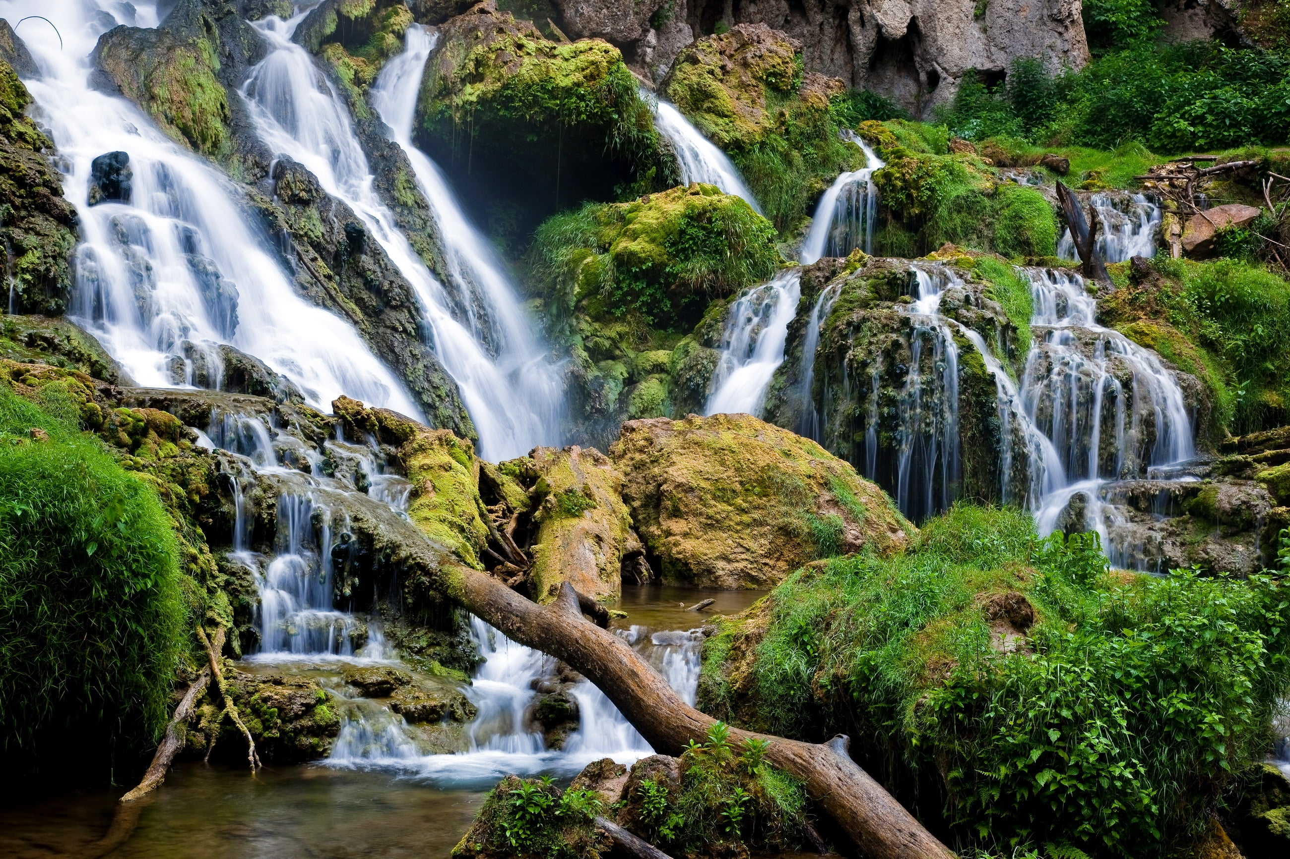 outdoors, current, uncultivated, scenics - nature, solid, power in nature, scenics, tropical Climate, springtime, thailand, beauty In Nature, freshness, HD Wallpaper