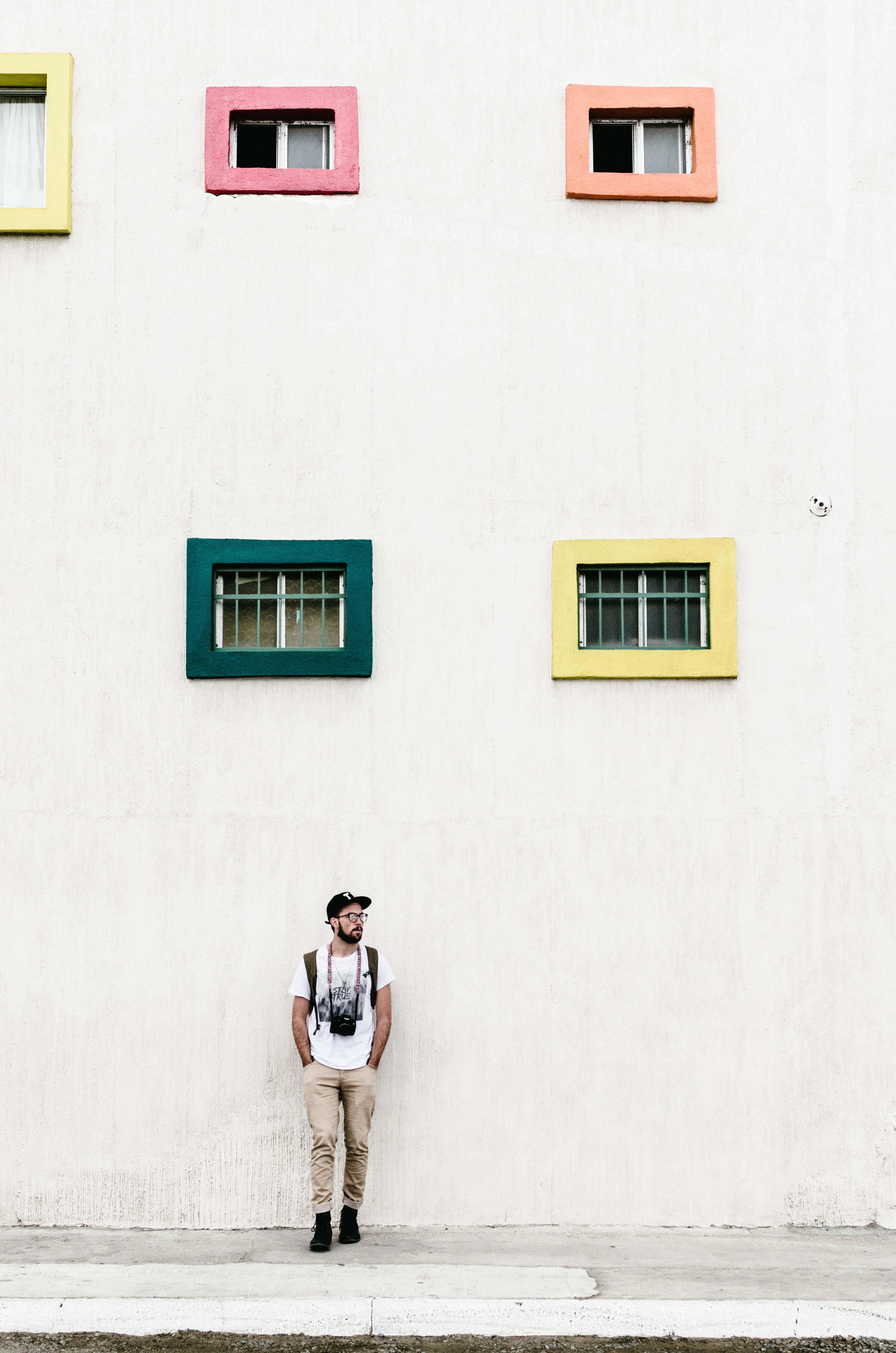technology, standing, 4K, adult, building, front view, tijuana, window, holding, day, building exterior, leisure activity, men, wall - building feature, Phone HD Wallpaper