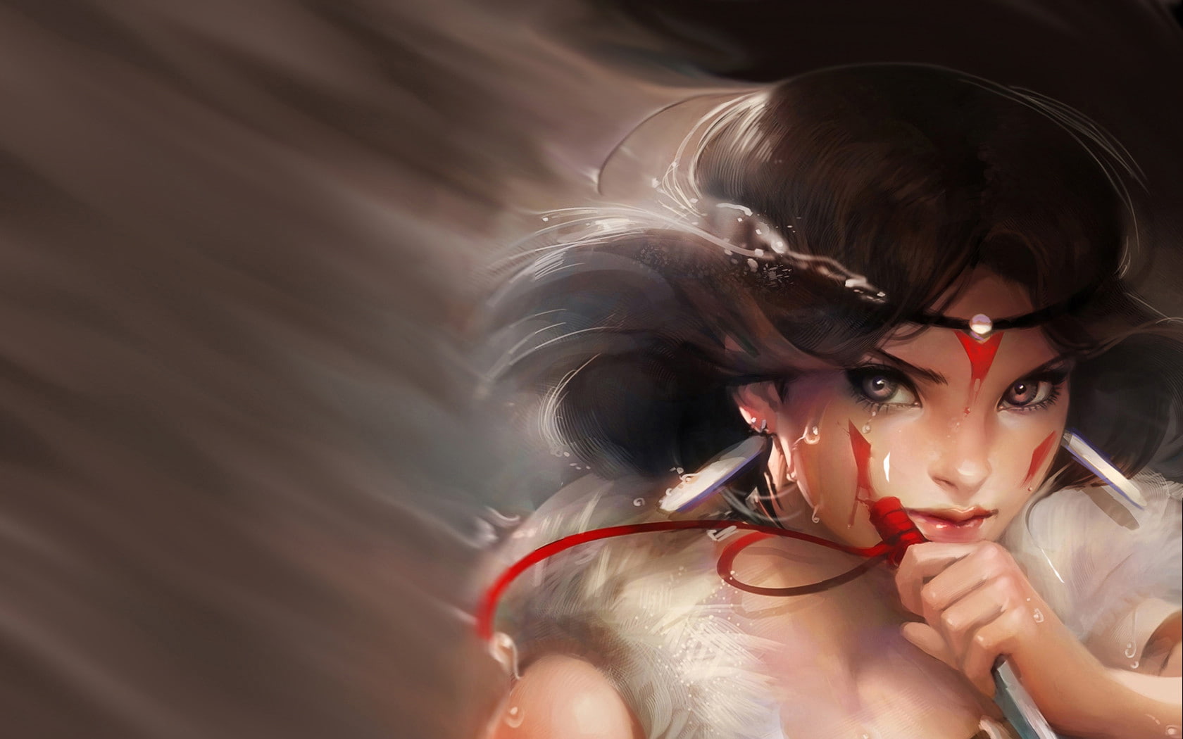720P, princess, hd, movie, mononoke, HD Wallpaper