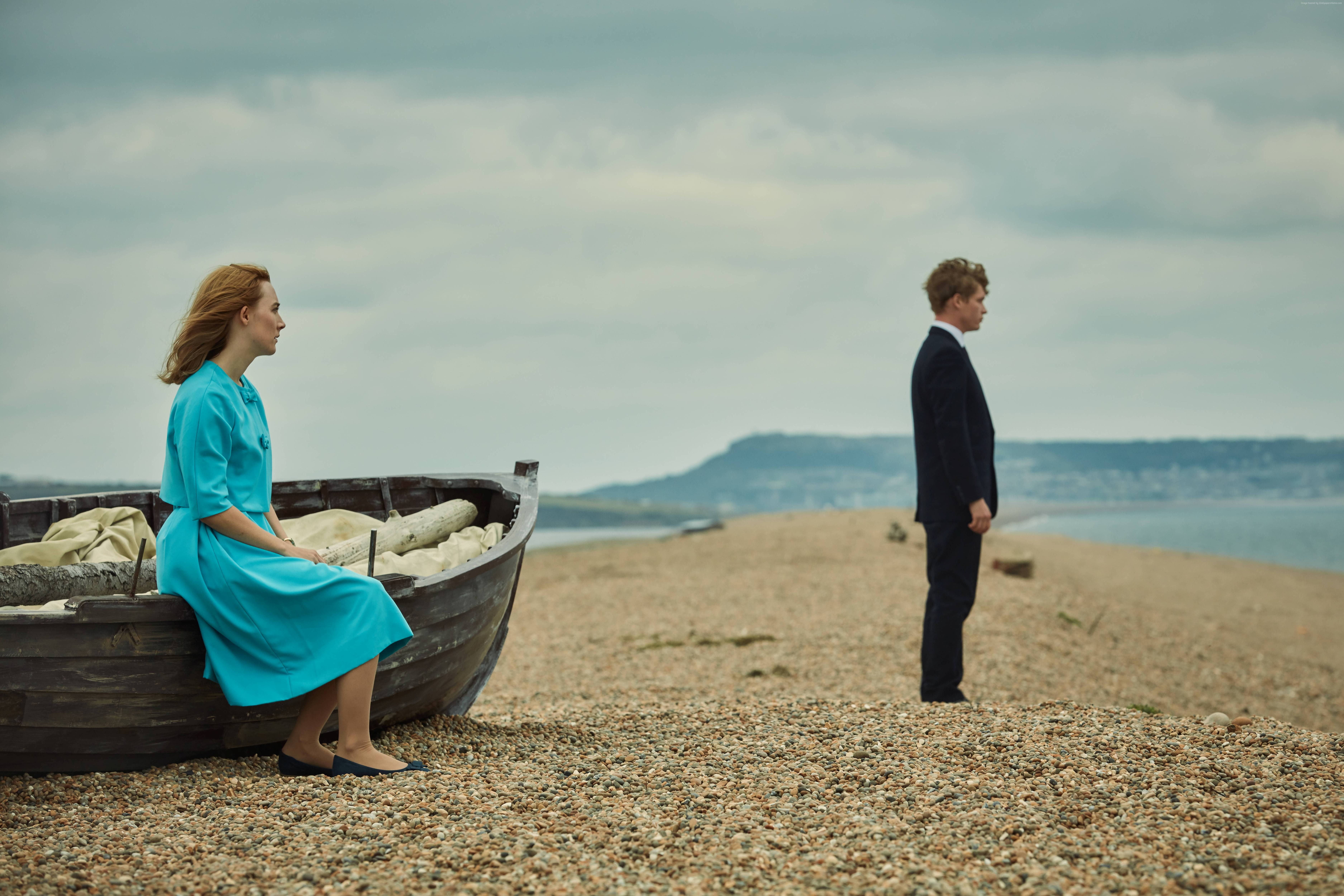 Billy Howle, 5K, Saoirse Ronan, 8K, On Chesil Beach, 4K, HD Wallpaper