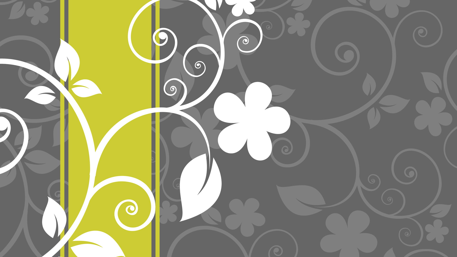 night, pattern, technology, sign, 1080P, creativity, floral, connection, plant part, music, yellow, leaf, communication, shape, abstract, backgrounds, HD Wallpaper