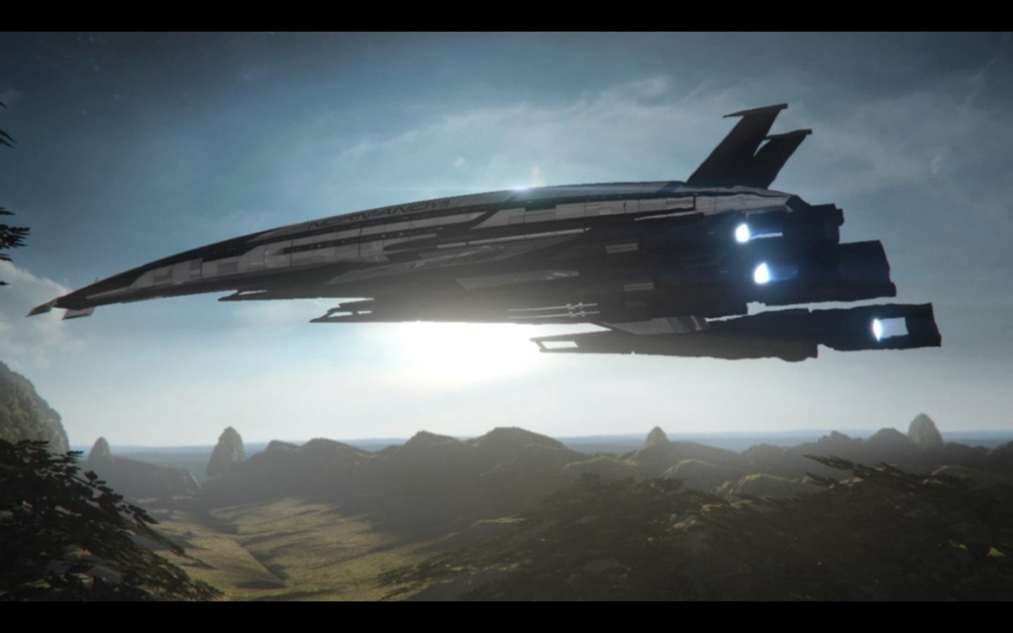 720P, mass, shepard, normandy, jocker, alliance, sr2, anderson, commander, ship, effect, HD Wallpaper