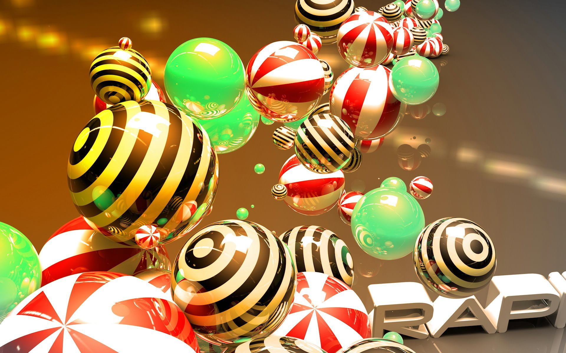 sphere, ceiling, gold Colored, choice, striped, variation, illuminated, christmas Decoration, pattern, low angle view, large group of objects, decoration, HD Wallpaper