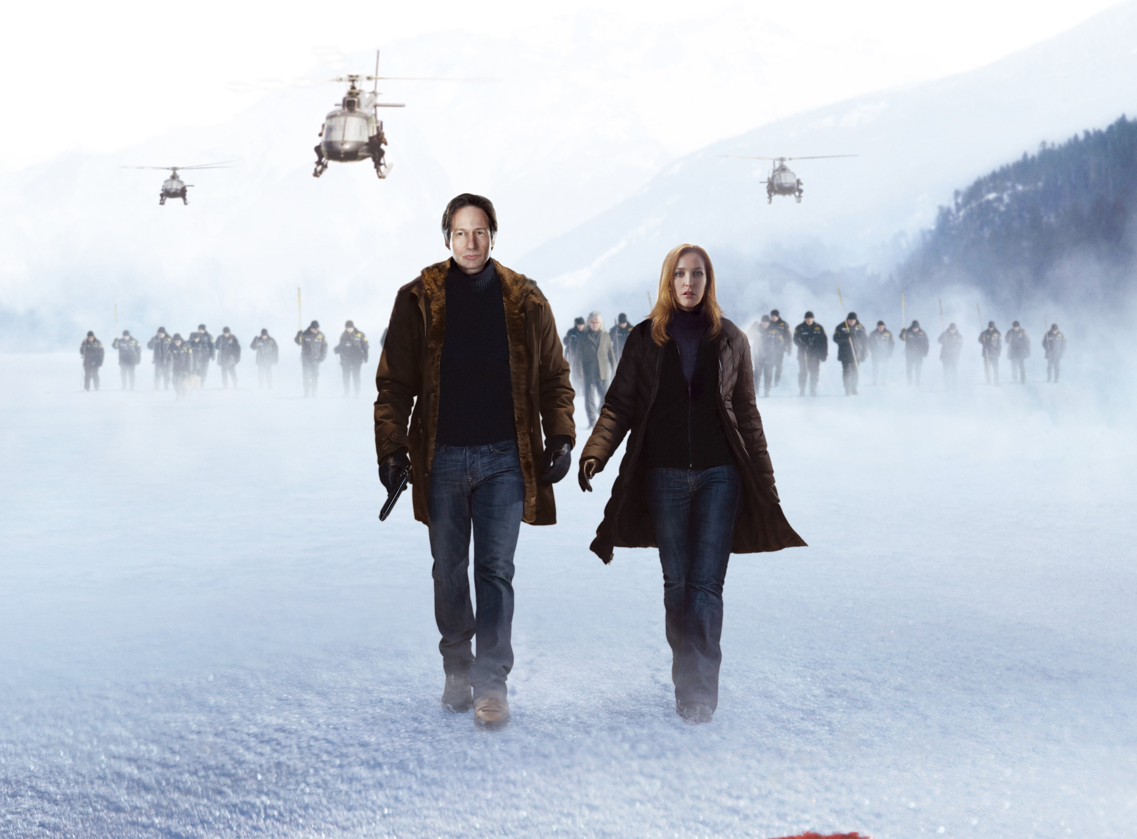 the series, Classified material, 4K, Gillian Anderson, David Duchovny, The X-Files, HD Wallpaper