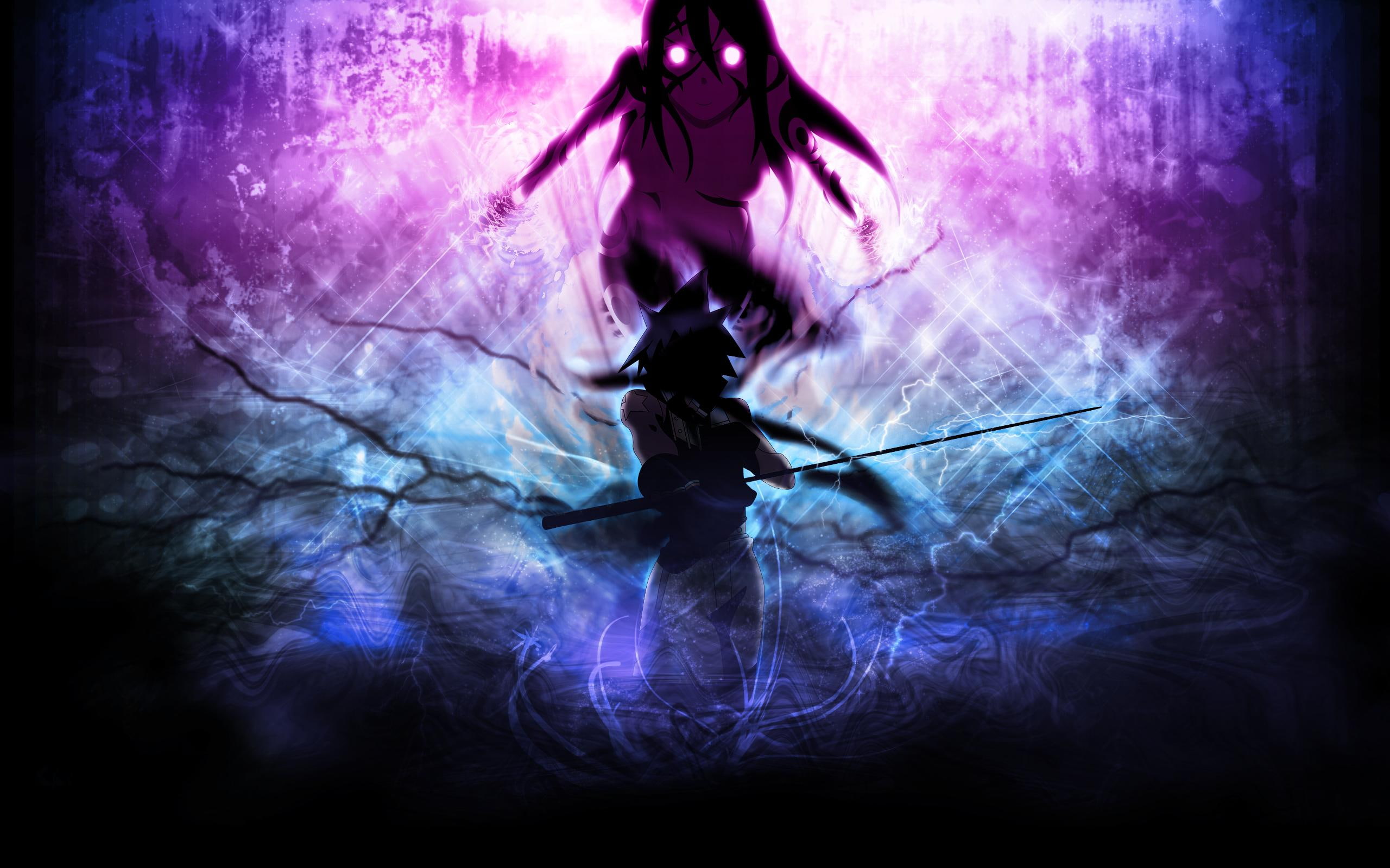 anime, illustration, tsubaki, colorful, eater, purple, hd, soul, nakatsukasa, female, 2K, digital/artwork, HD Wallpaper