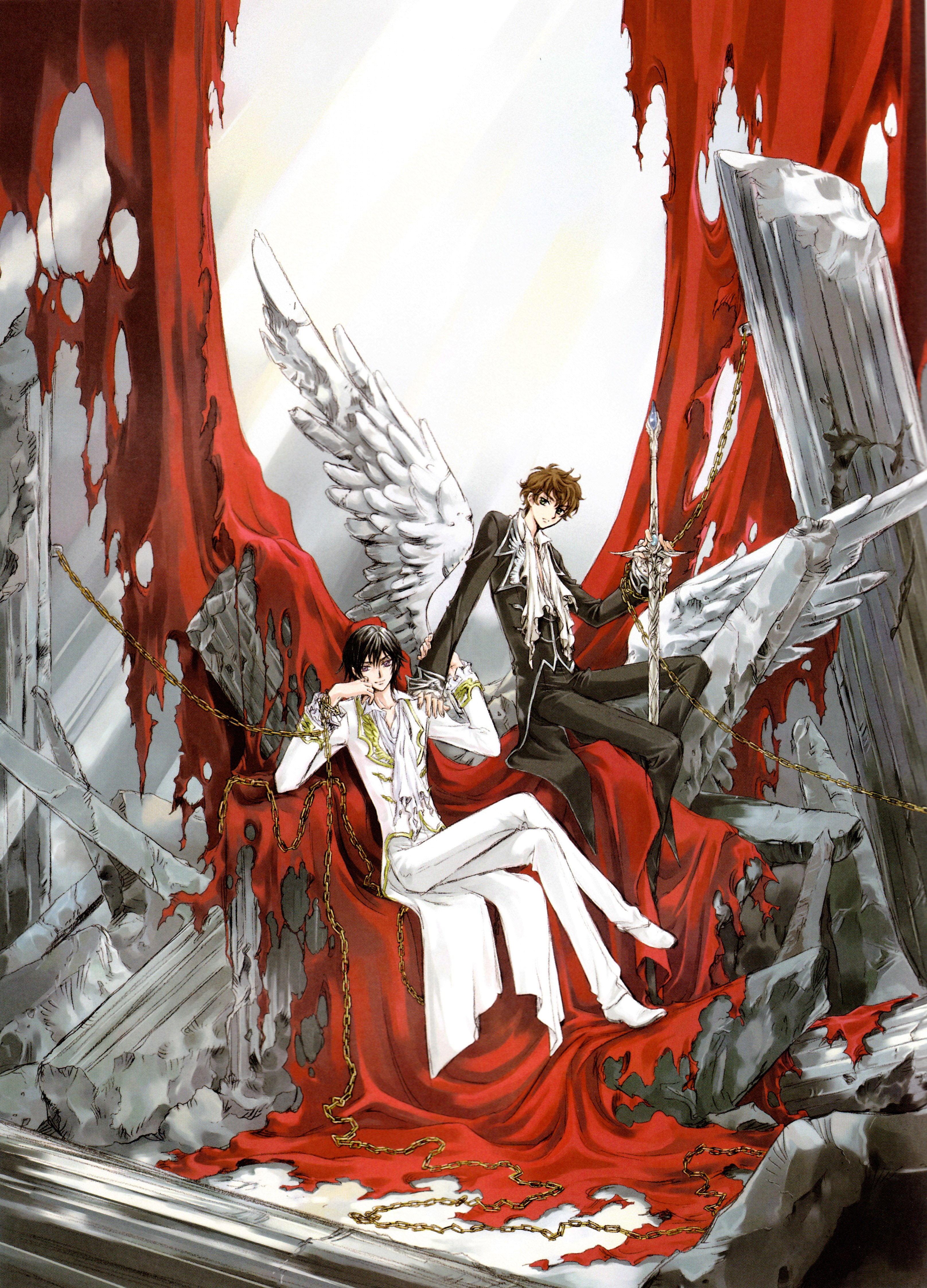lelouch, code, geass, 4K, suzaku, lamperouge, kururugi, Phone HD Wallpaper