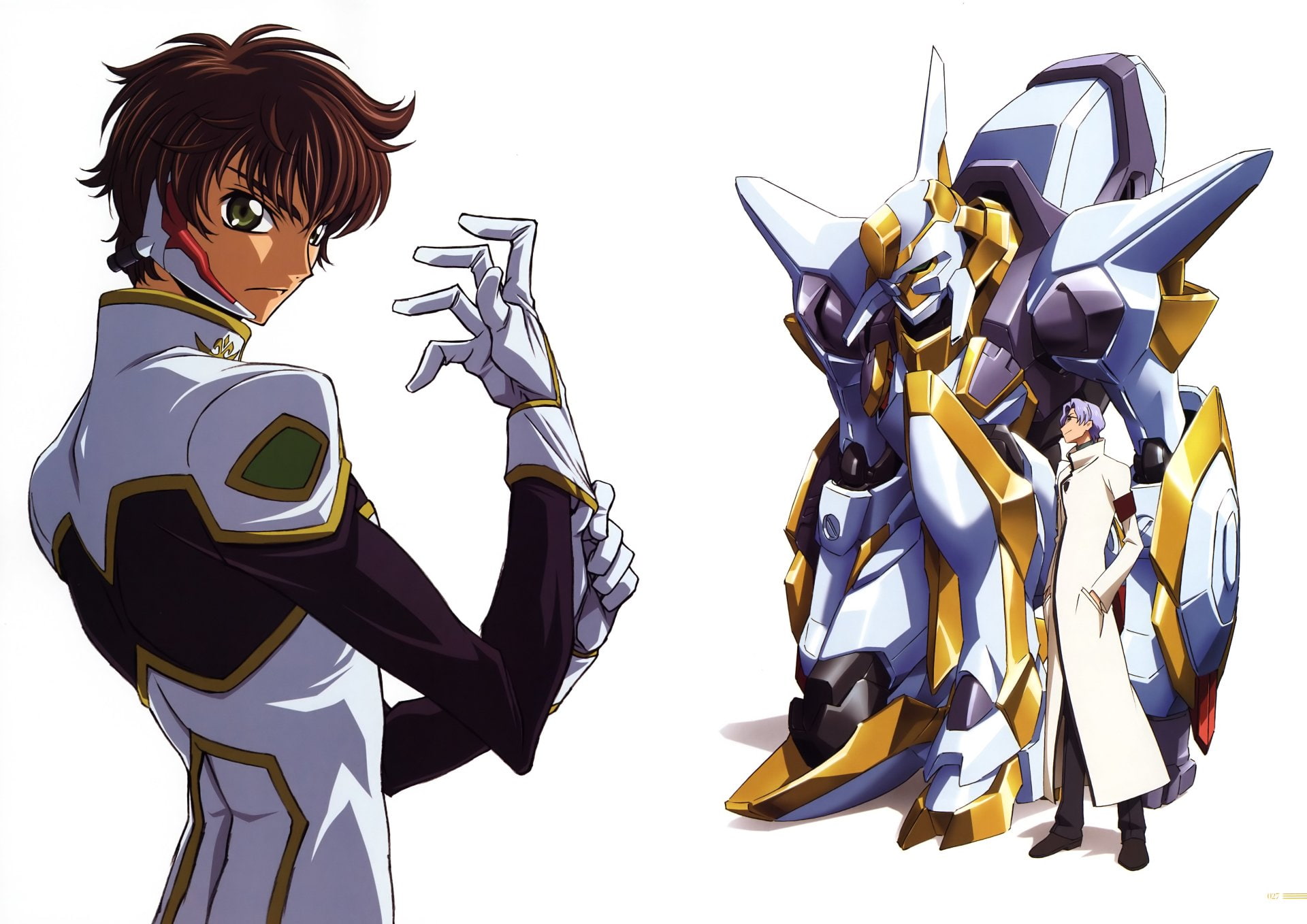 Lloyd Asplund, Anime, 1080P, Code Geass, Suzaku Kururugi, HD Wallpaper