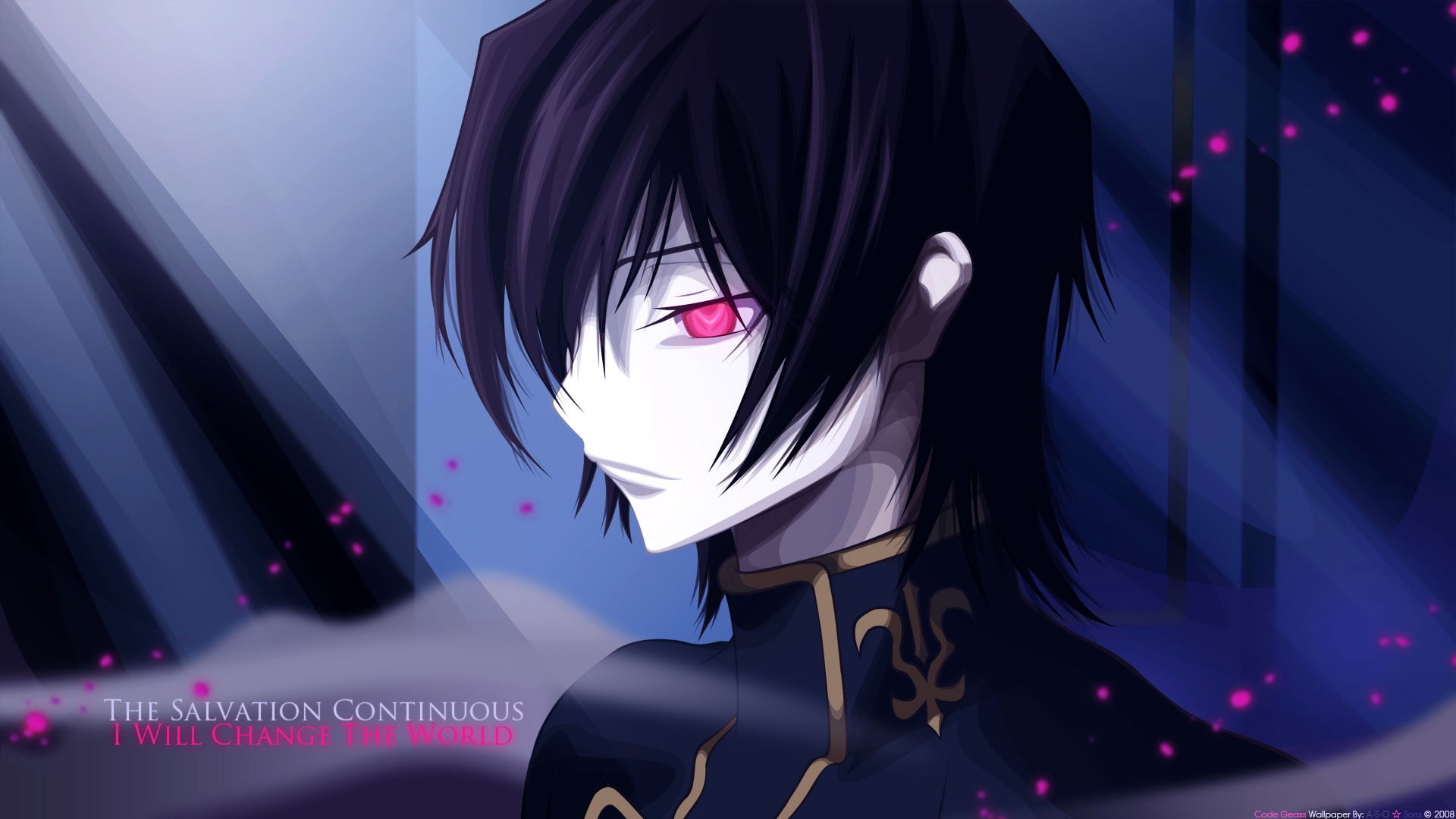 manga, 1080P, Lamperouge Lelouch, Code Geass, HD Wallpaper