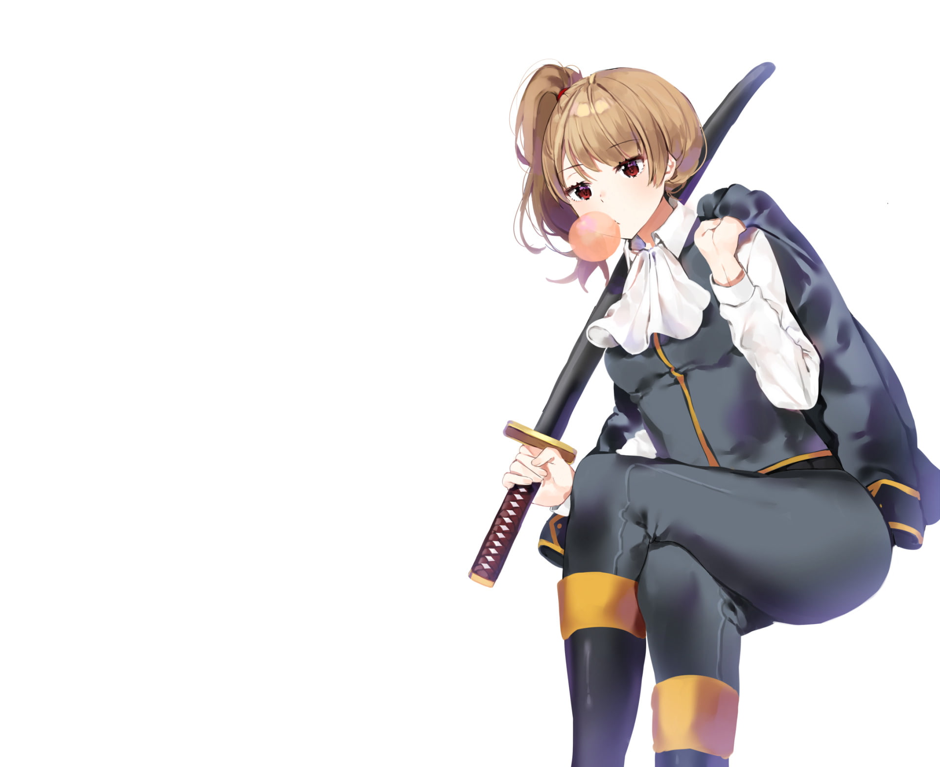 1080P, Okita Sougo, Anime, Gintama, HD Wallpaper