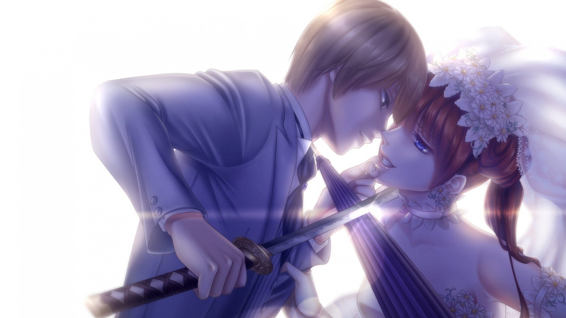 1080P, Okita Sougo, Kagura (Gintama), Anime, Gintama, HD Wallpaper