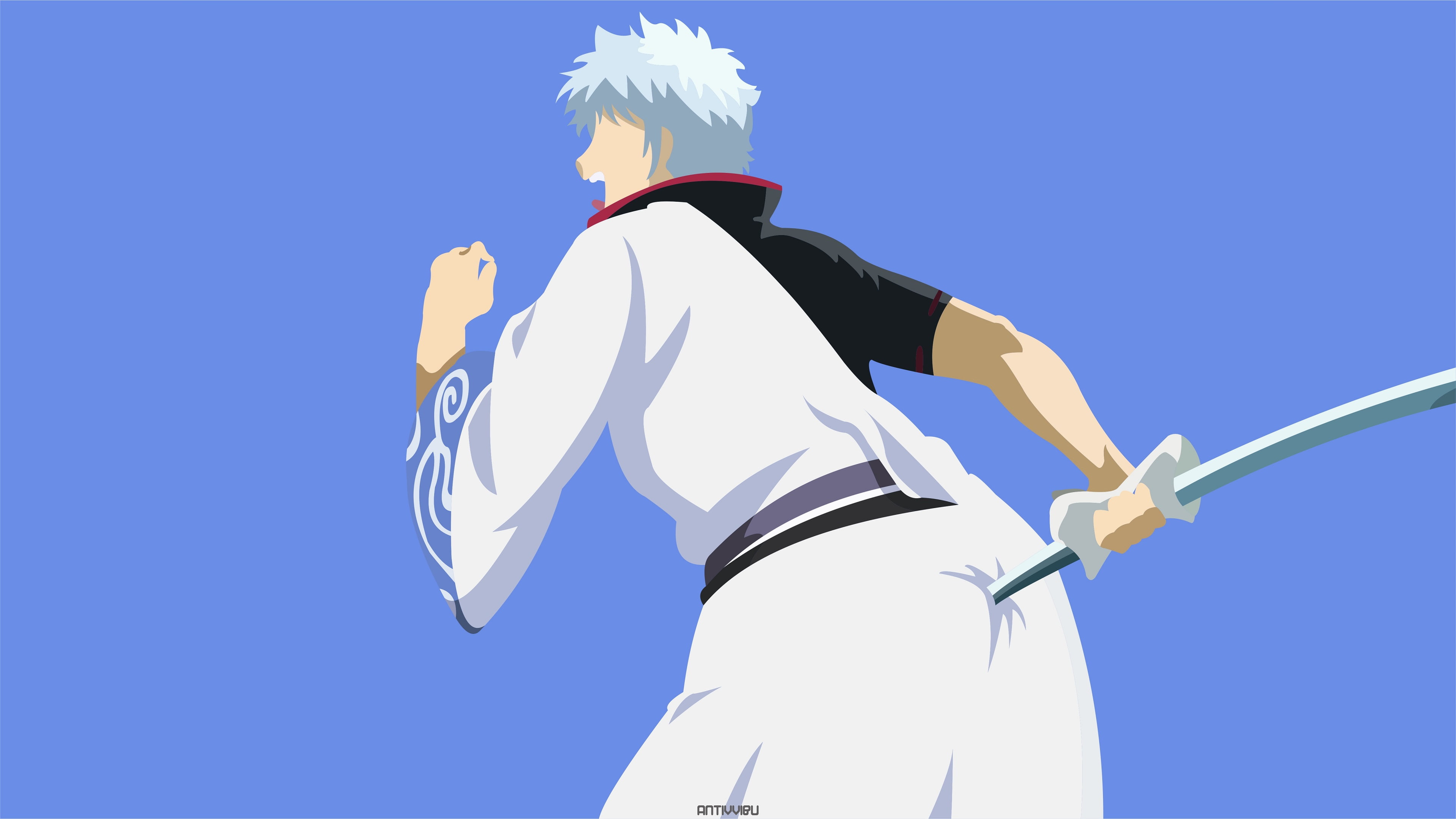 Gintama, 4K, Gintoki Sakata, Anime, HD Wallpaper