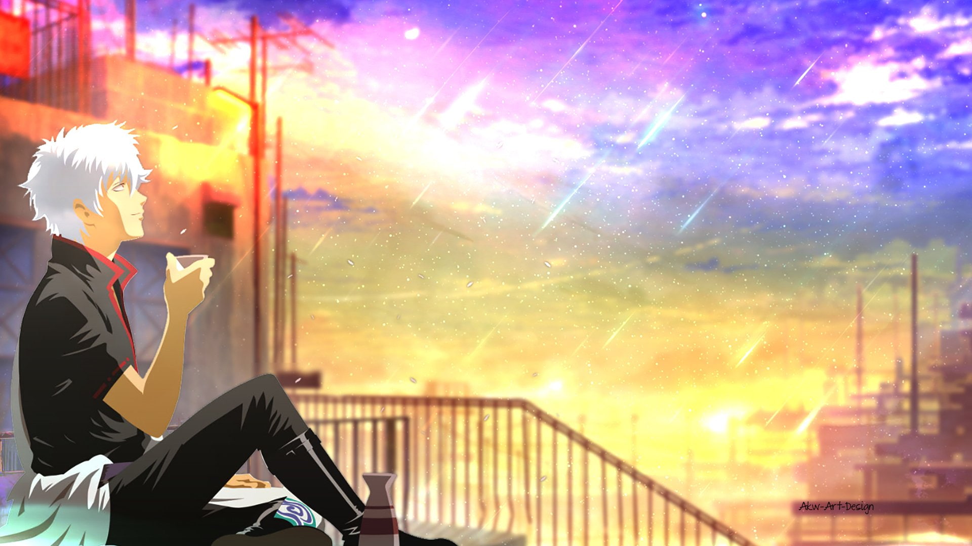 Gintama, 1080P, Anime, Gintoki Sakata, HD Wallpaper