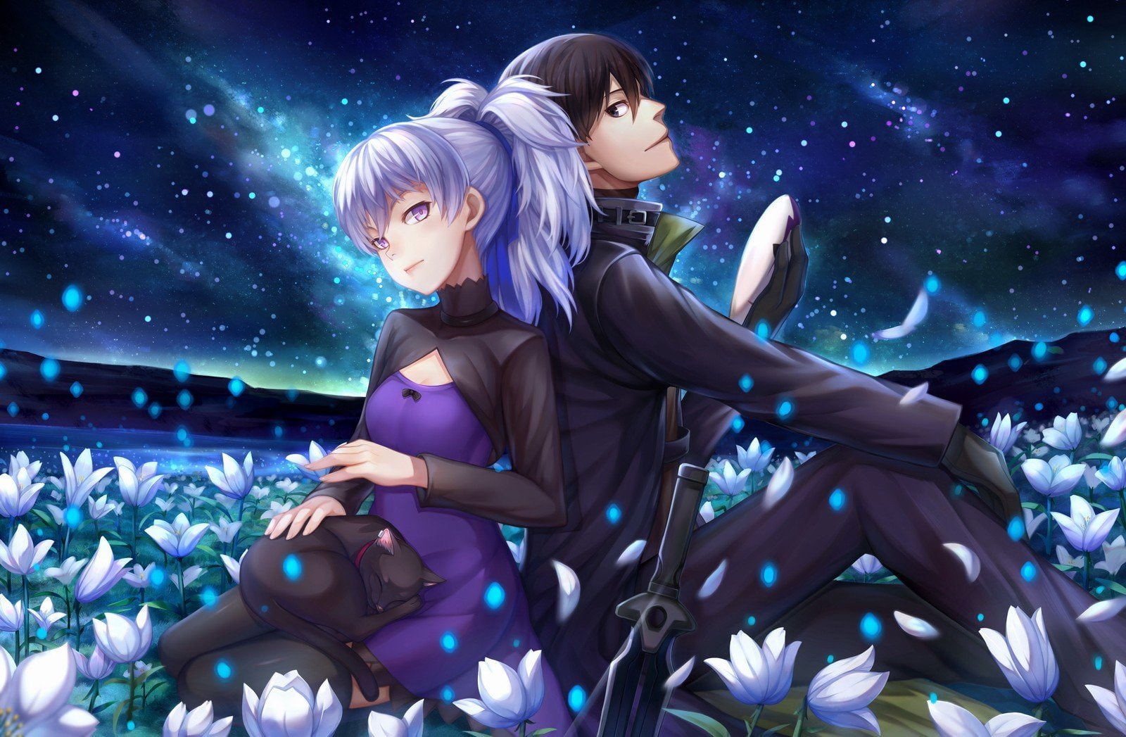 Darker Than Black, yin, 720P, Hei, Mao, HD Wallpaper