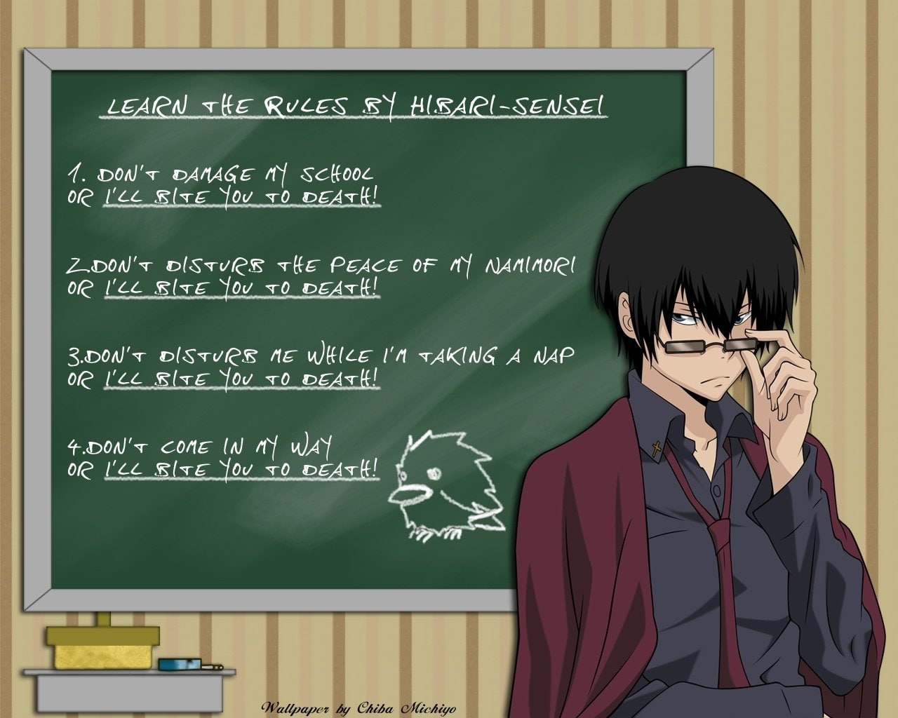 Katekyō Hitman Reborn!, Anime, 720P, Kyoya Hibari, HD Wallpaper