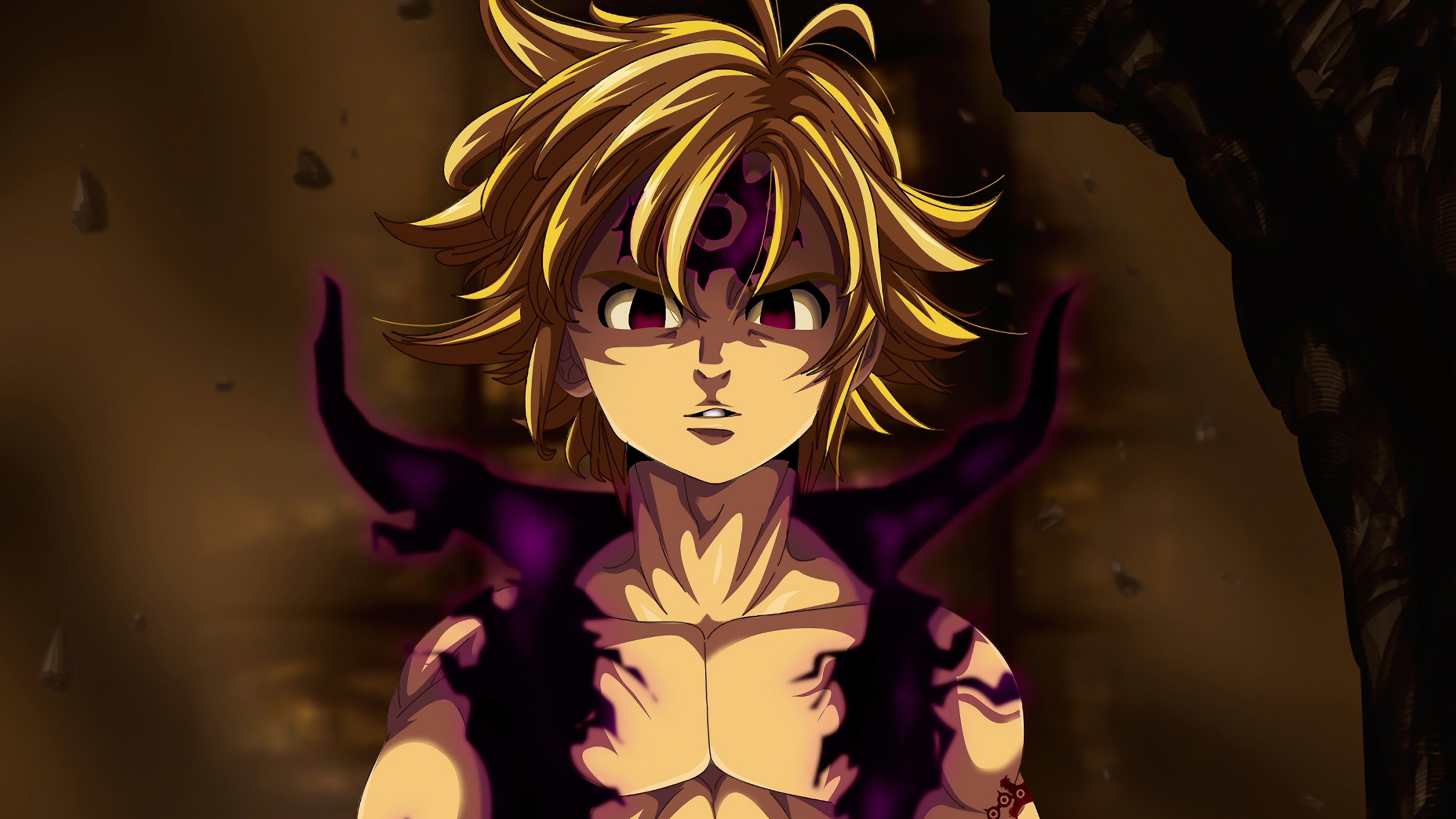 The Seven Deadly Sins, Meliodas (The Seven Deadly Sins), 4K, Anime, HD Wallpaper