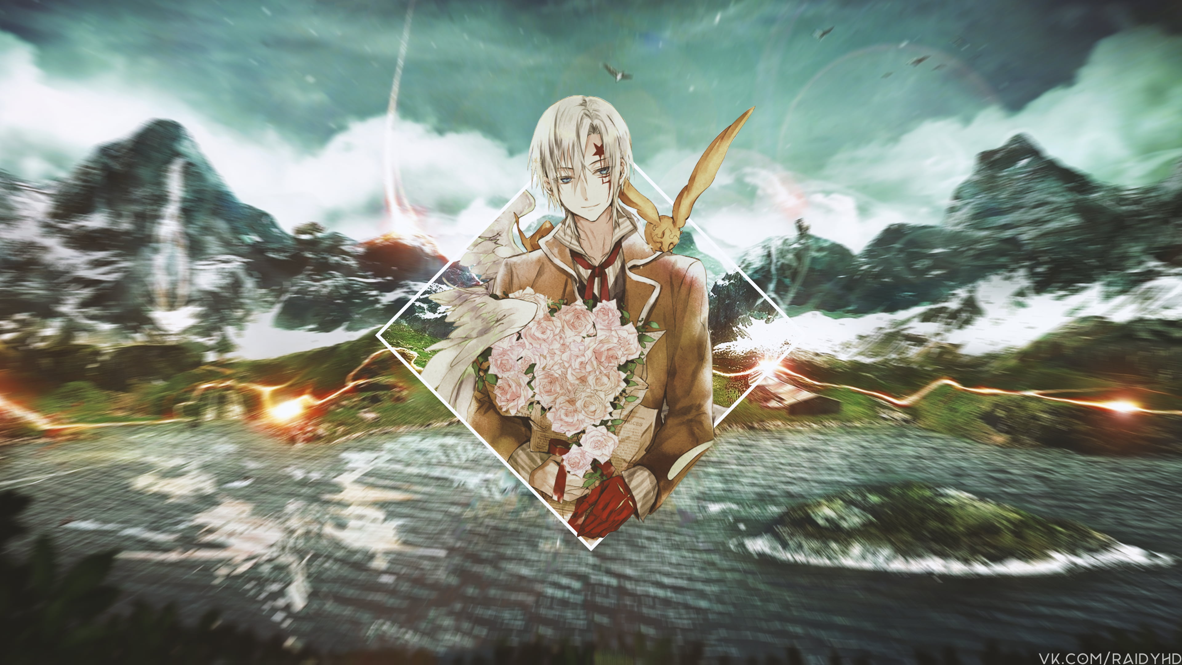 picture-in-picture, anime boys, D.Gray-man, Male, 4K, anime, HD Wallpaper