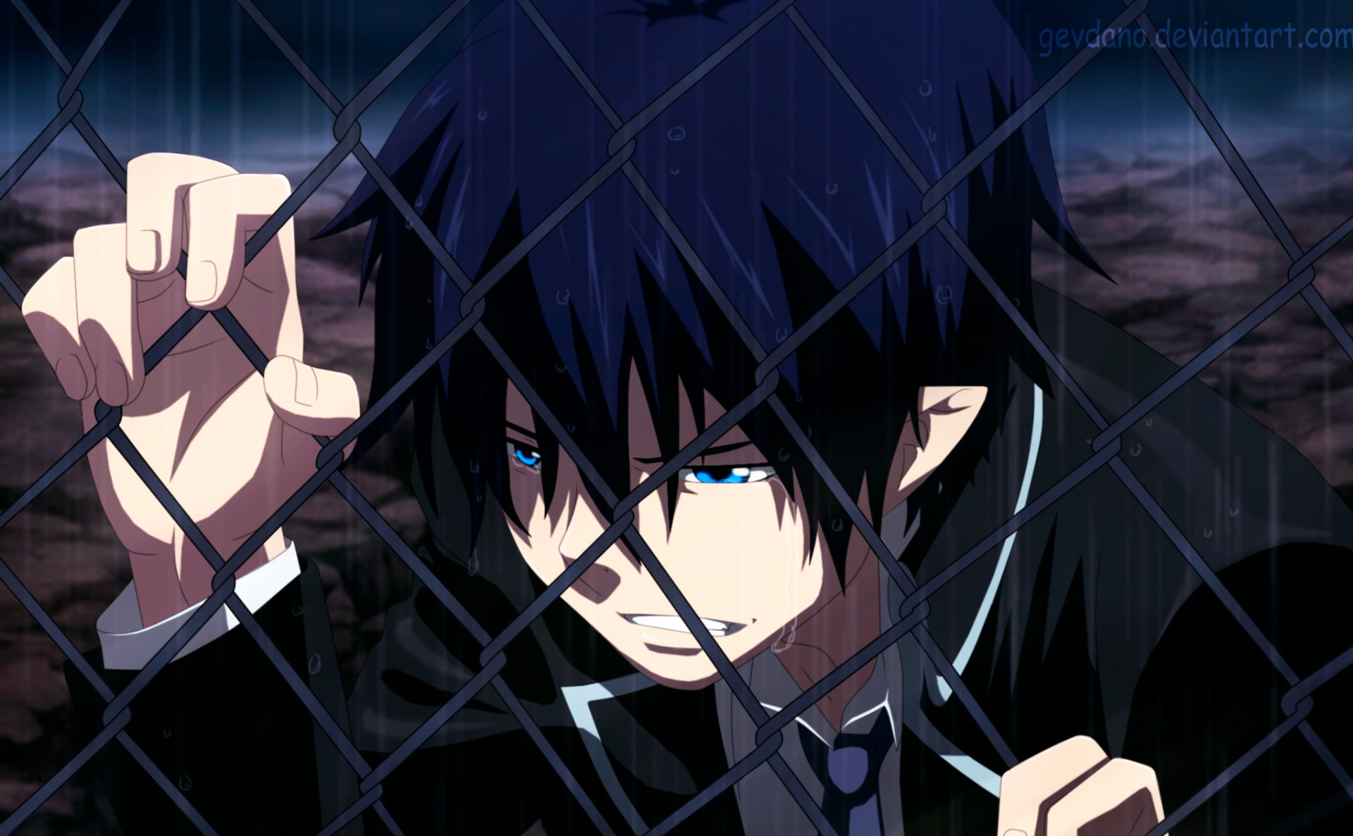 Blue Exorcist, Anime, 1080P, Rin Okumura, HD Wallpaper