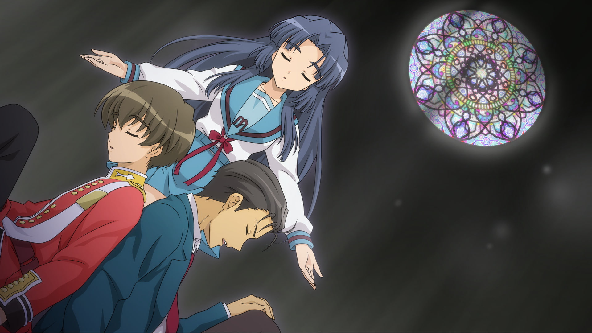Kunikida (Haruhi), Ryōko Asakura, 1080P, Suzumiya Haruhi no Yuuutsu, The Melancholy Of Haruhi Suzumiya, Anime, Taniguchi (Haruhi), HD Wallpaper
