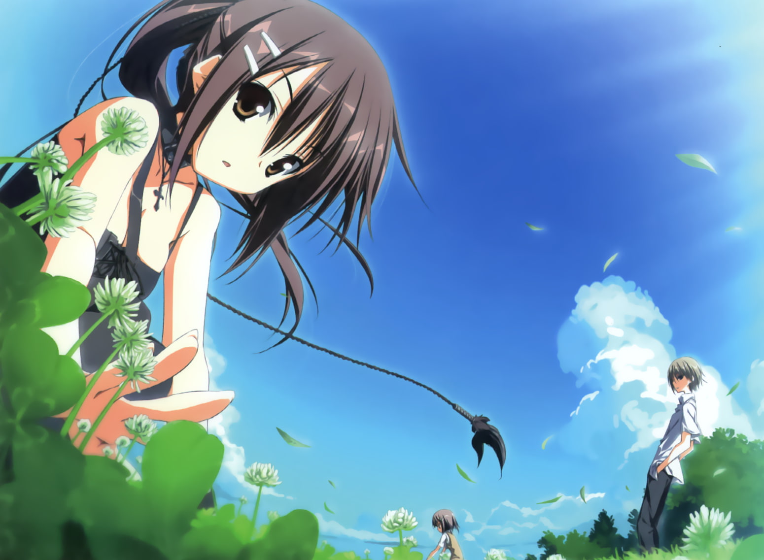subarashiki, hasaki, minakami, mamiya, kagome, sky, 720P, hibi, yuki, takuji, HD Wallpaper