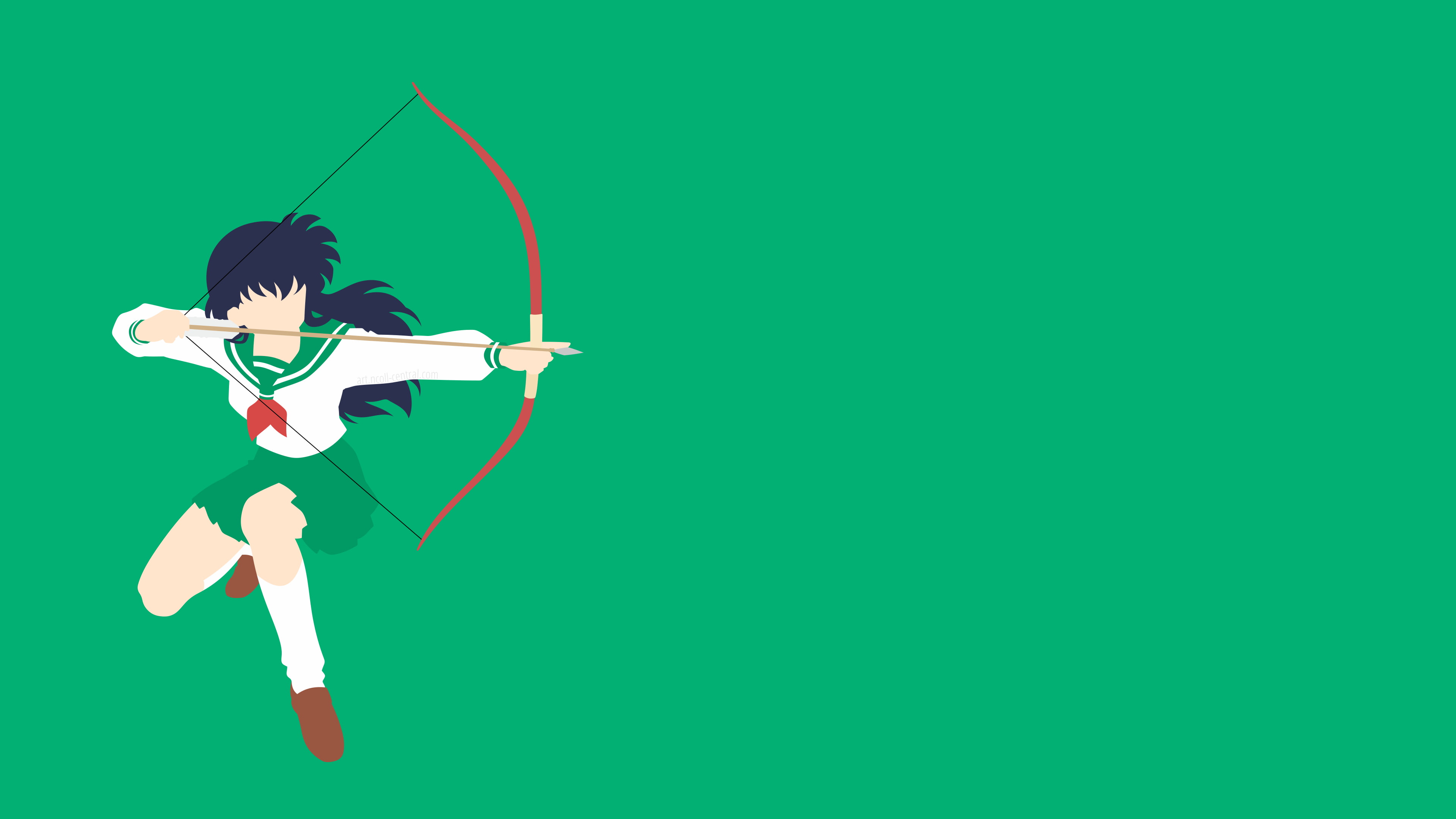 InuYasha, 4K, Kagome Higurashi, Anime, HD Wallpaper