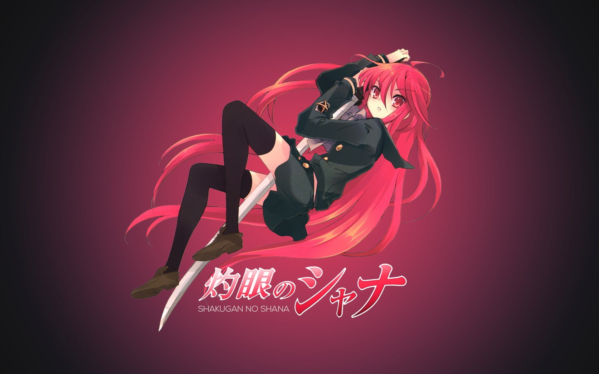 studio shot, women, fashion, dancing, music, one person, 1080P, digital composite, shakugan no shana anime girls shana alastor shakugan no shana, females, HD Wallpaper