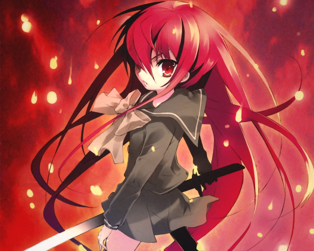 arts culture and entertainment, dark, sight, spooky, clothing, shakugan no shana, people, beautiful, nightlife, dancing, adult, fantasy, indoors, celebration, HD Wallpaper