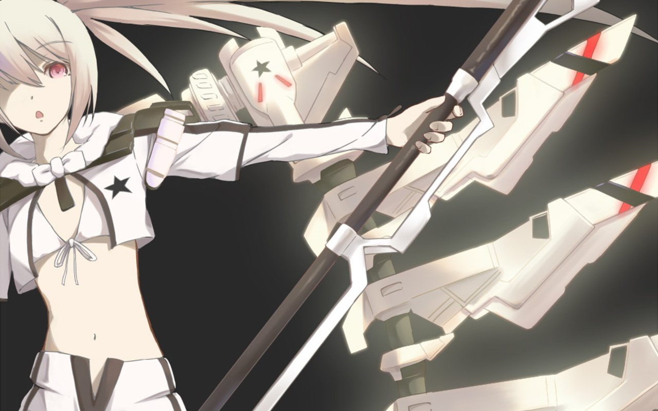 Black Rock Shooter, Anime, White Rock Shooter, 720P, HD Wallpaper