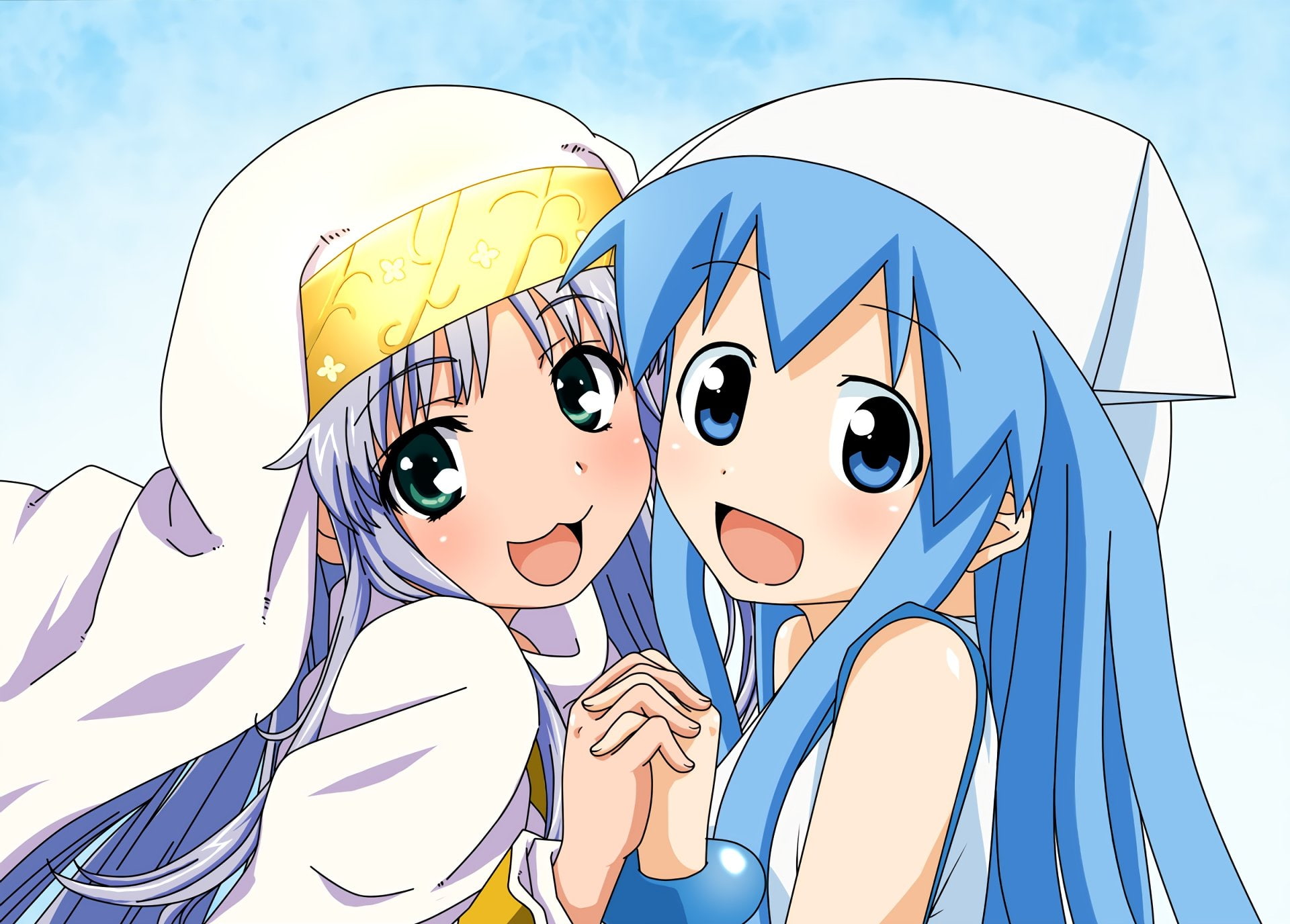 Anime, 1080P, Ika Musume, Crossover, Index Librorum Prohibitorum, HD Wallpaper