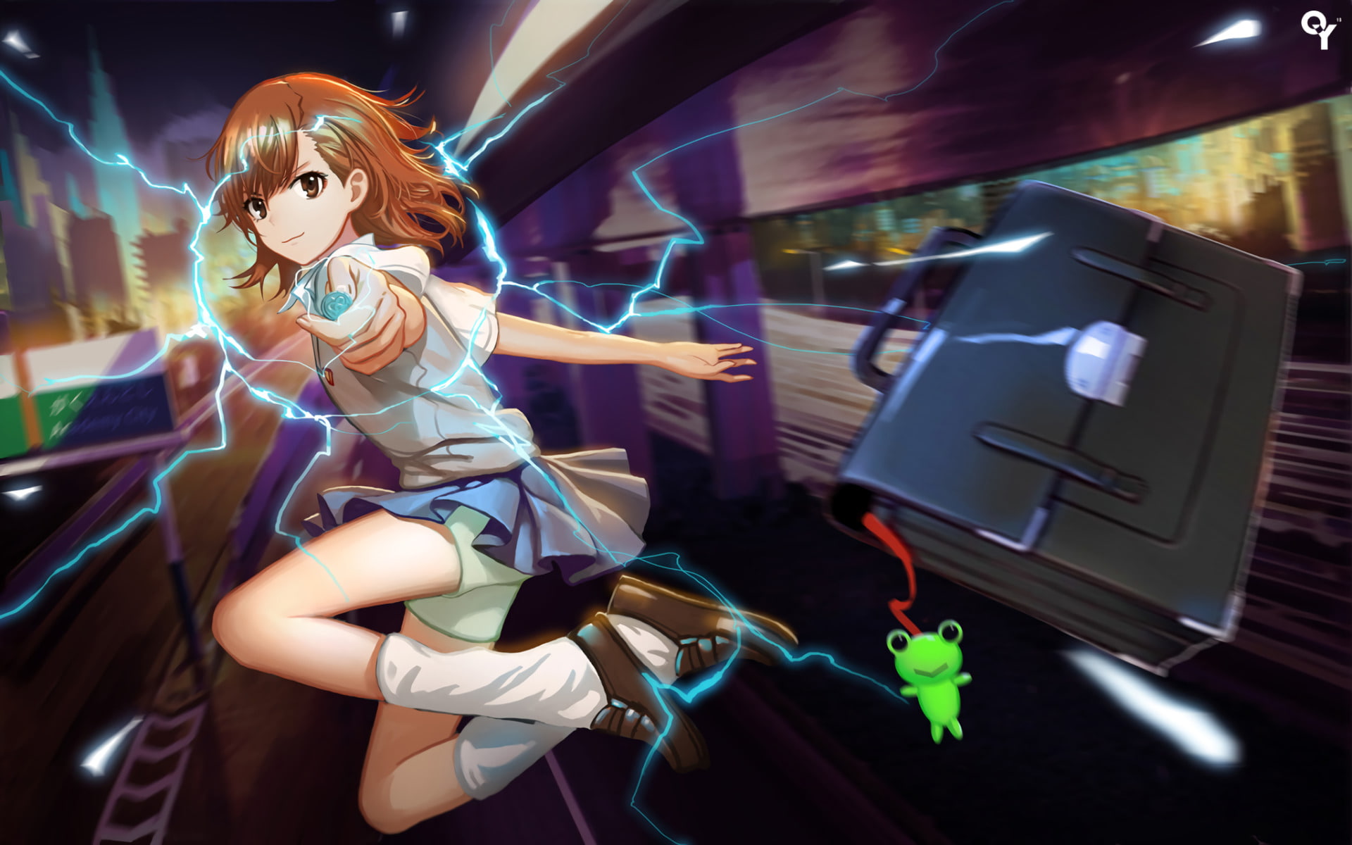 1080P, Anime, Mikoto Misaka, To Aru Kagaku No Railgun, HD Wallpaper