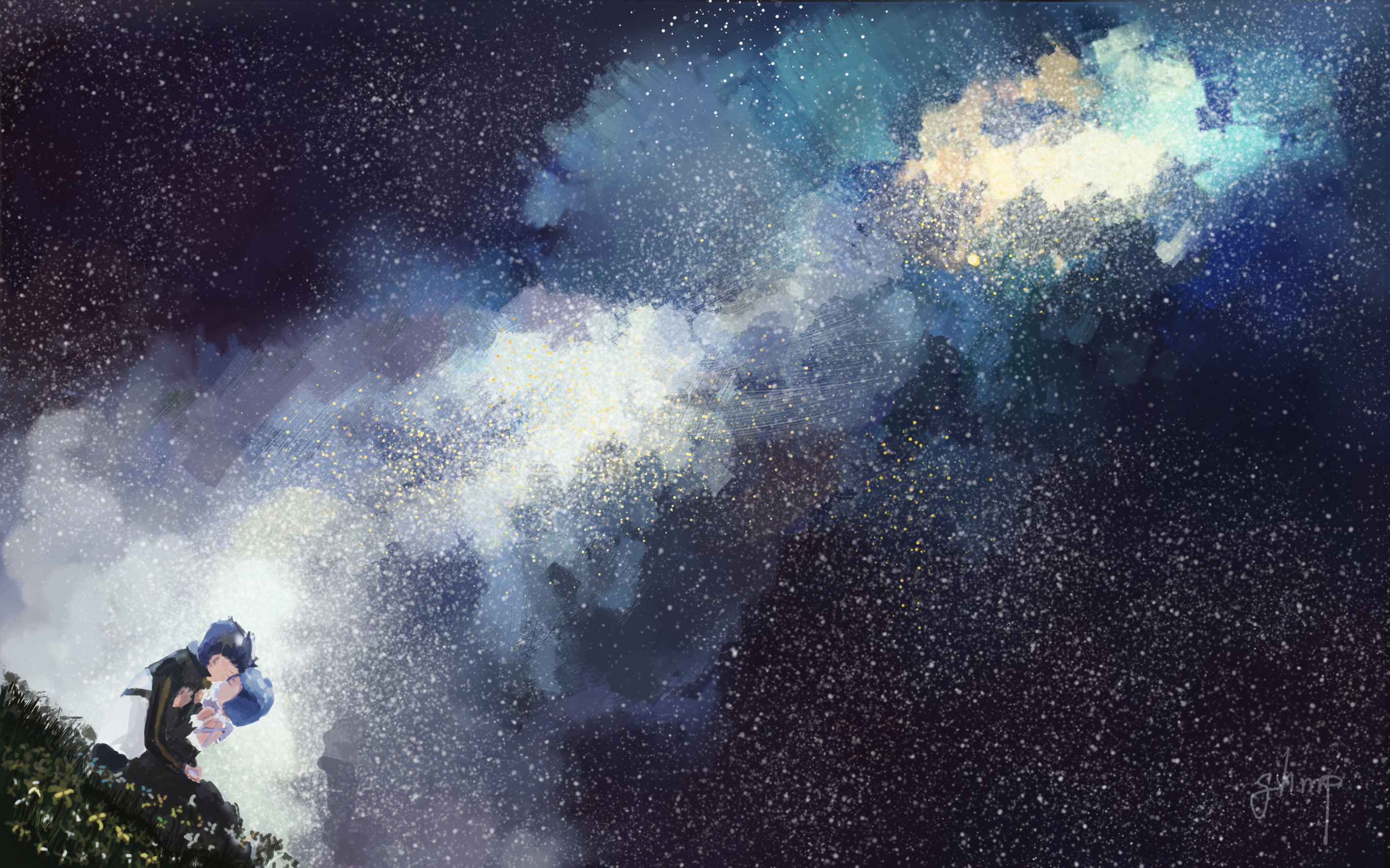 2K, Anime, Re:Zero, Subaru Natsuki, Rem (Re:ZERO), Re:ZERO -Starting Life in Another World-, HD Wallpaper