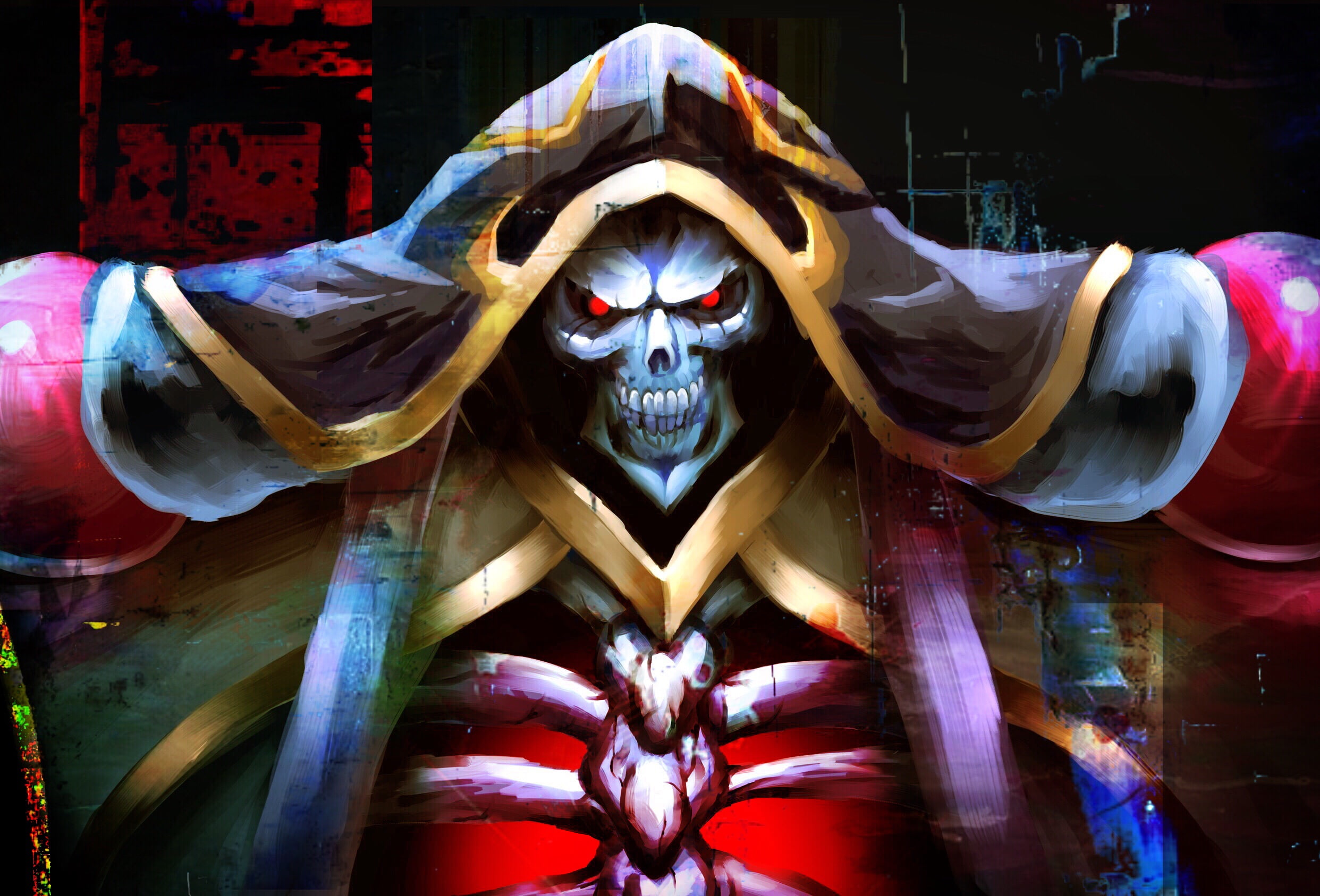 1080P, Ainz Ooal Gown, Overlord, Anime, HD Wallpaper