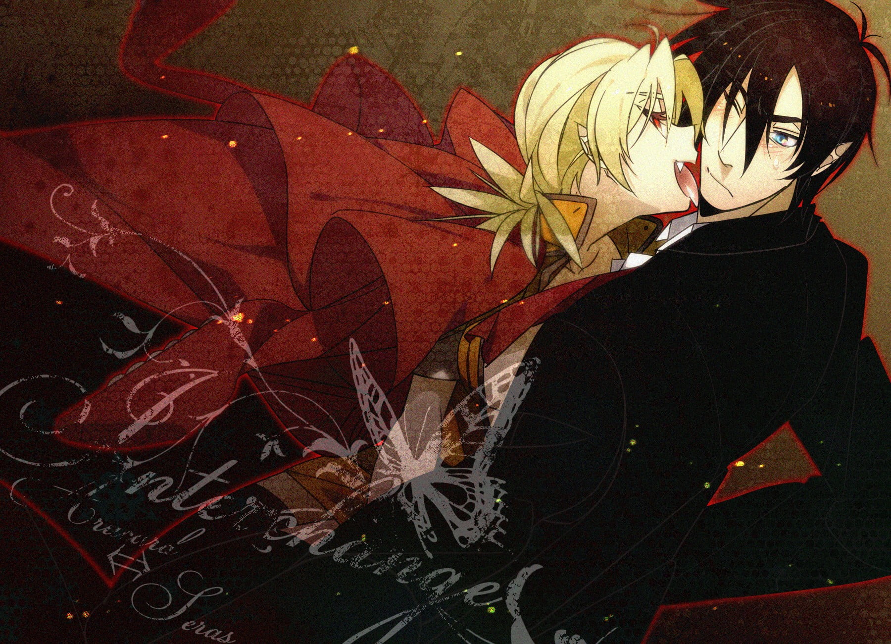 outdoors, anime boys, leaf, Hellsing, anime, plant part, creativity, leisure activity, close-up, lifestyles, adult, one person, nature, 720P, plant, Seras Victoria, HD Wallpaper