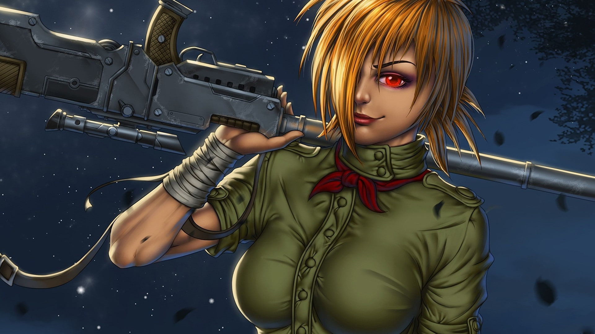 anime girls, Seras Victoria, 1080P, Hellsing, HD Wallpaper