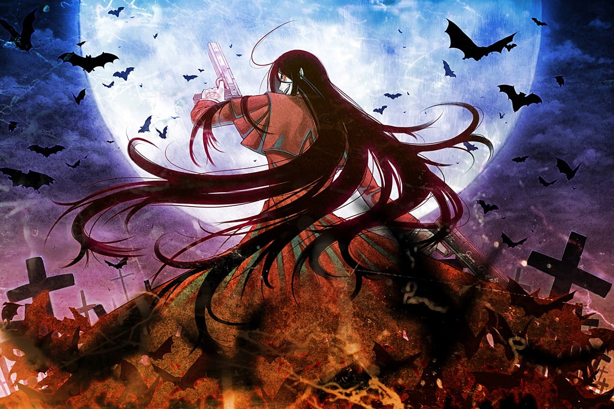 fish, nature, creativity, animals in the wild, outdoors, underwater, Alucard, Hellsing, 480P, high angle view, art and craft, sea, animal themes, no people, HD Wallpaper