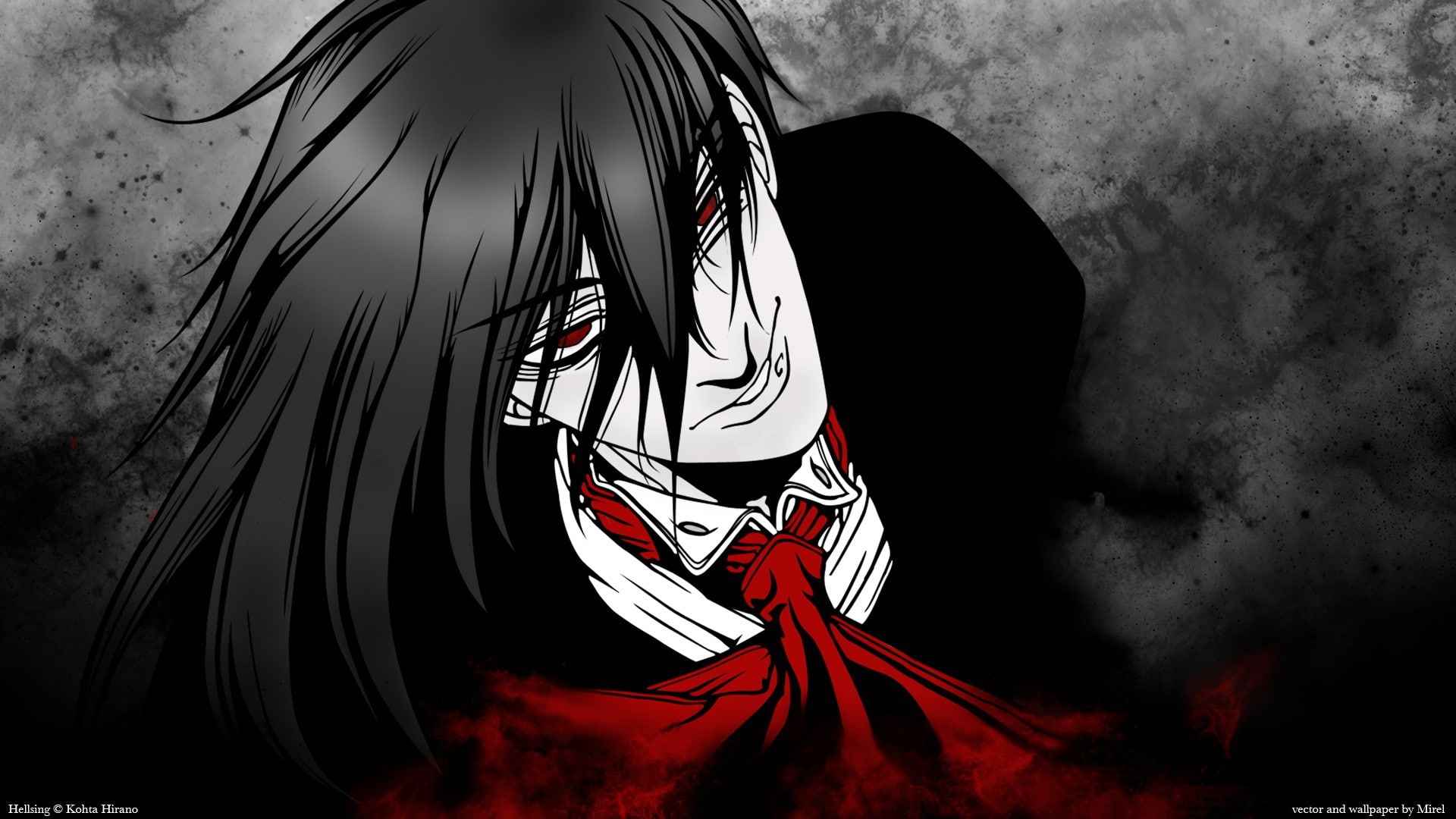 adult, red, lifestyles, body part, women, Hellsing, black background, real people, anime, human body part, standing, 1080P, indoors, sports clothing, leisure activity, HD Wallpaper