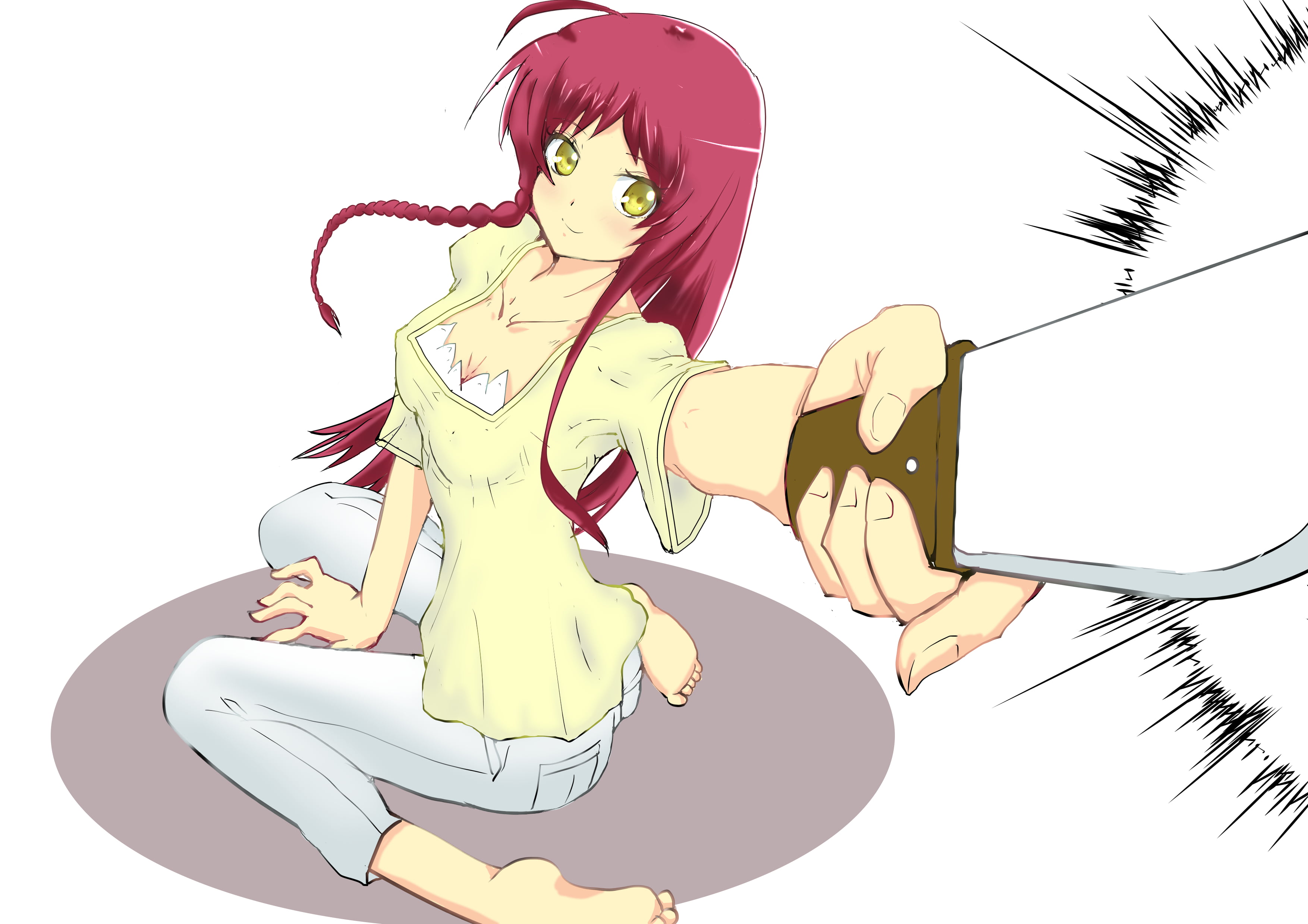 Anime, The Devil Is a Part-Timer!, 2K, Emi Yusa, HD Wallpaper