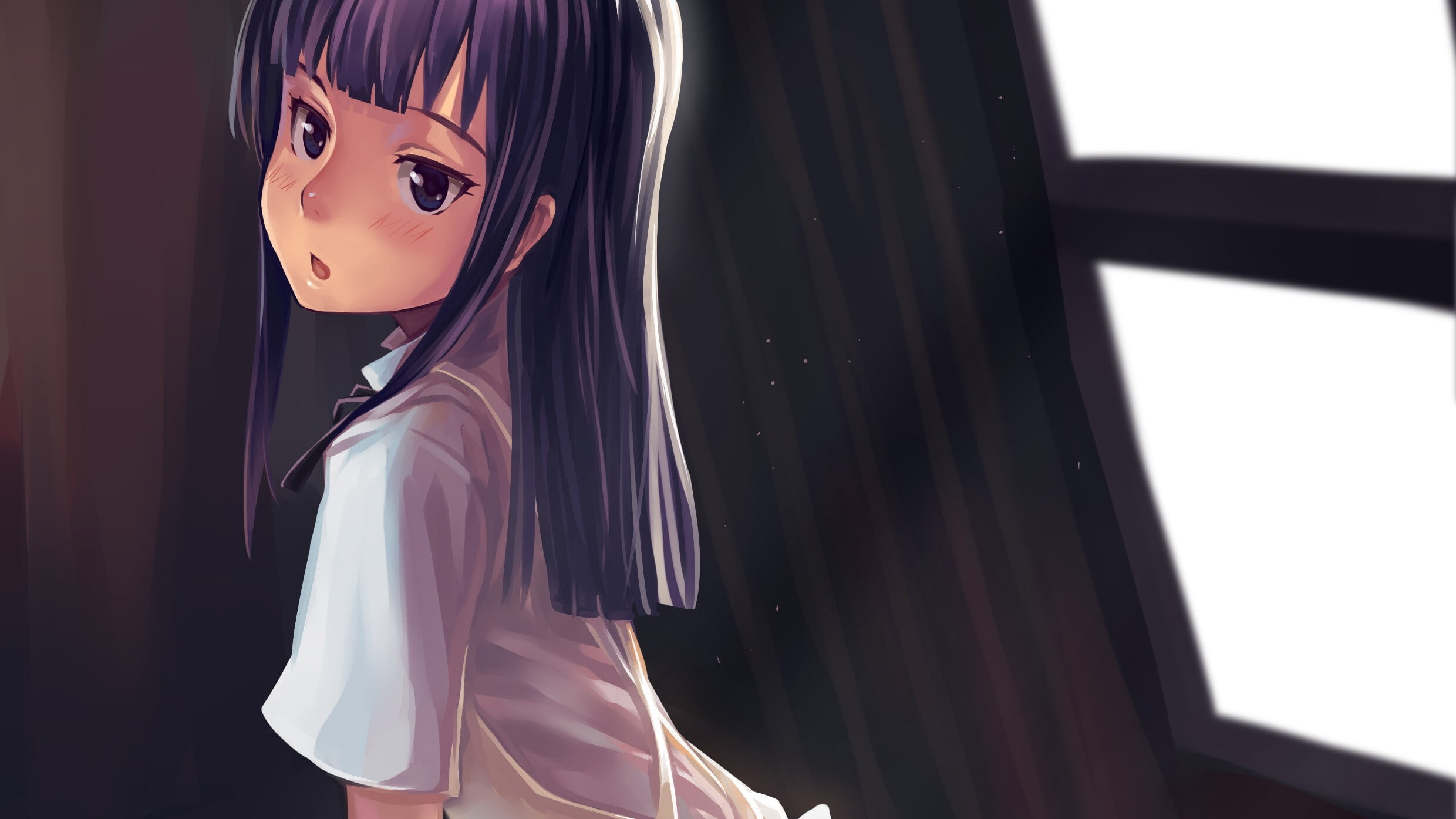 1080P, Yamada Aoi, Working!!, anime girls, HD Wallpaper