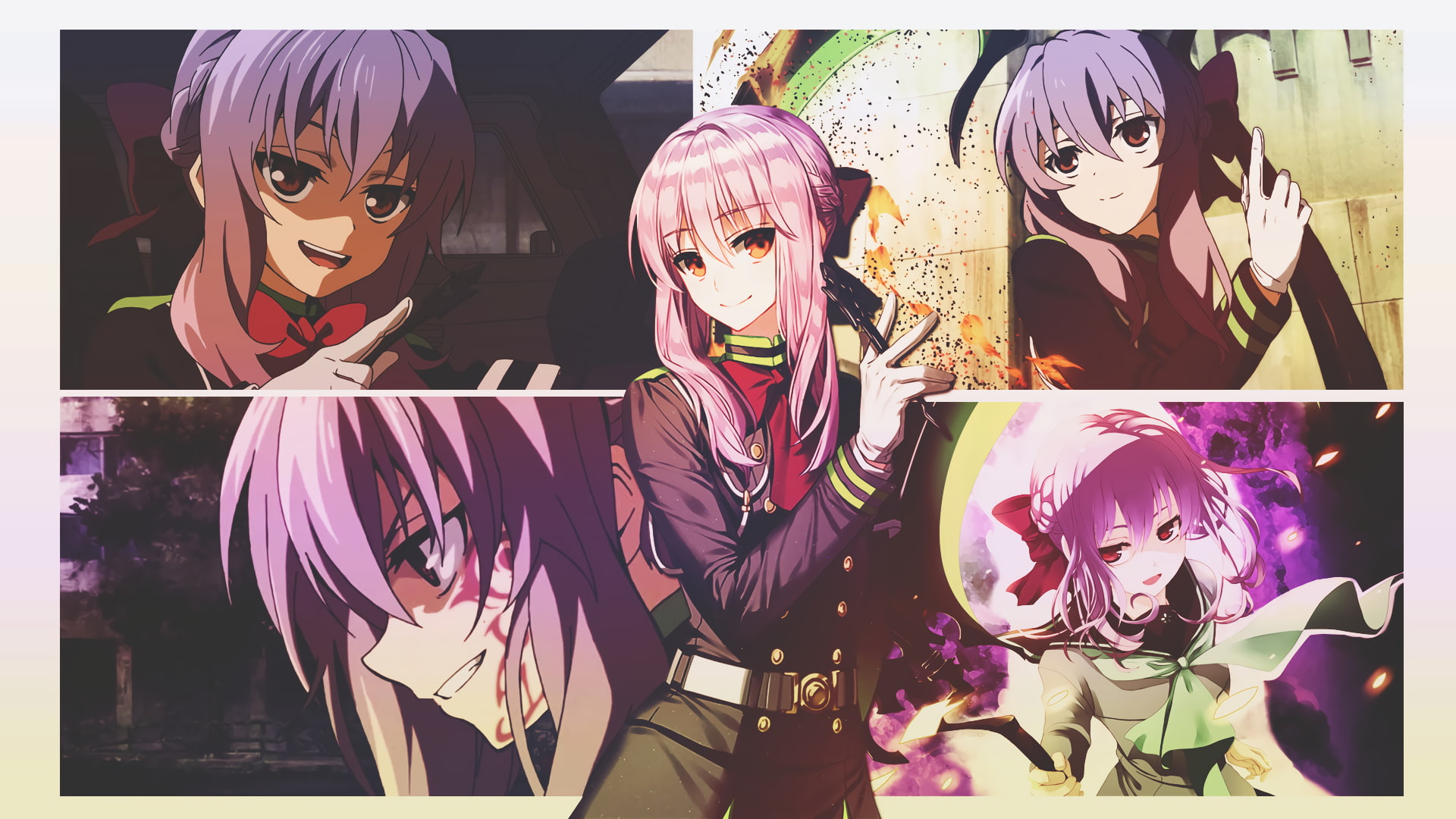 Anime, shinoa hiiragi, 1080P, owari no seraph, HD Wallpaper