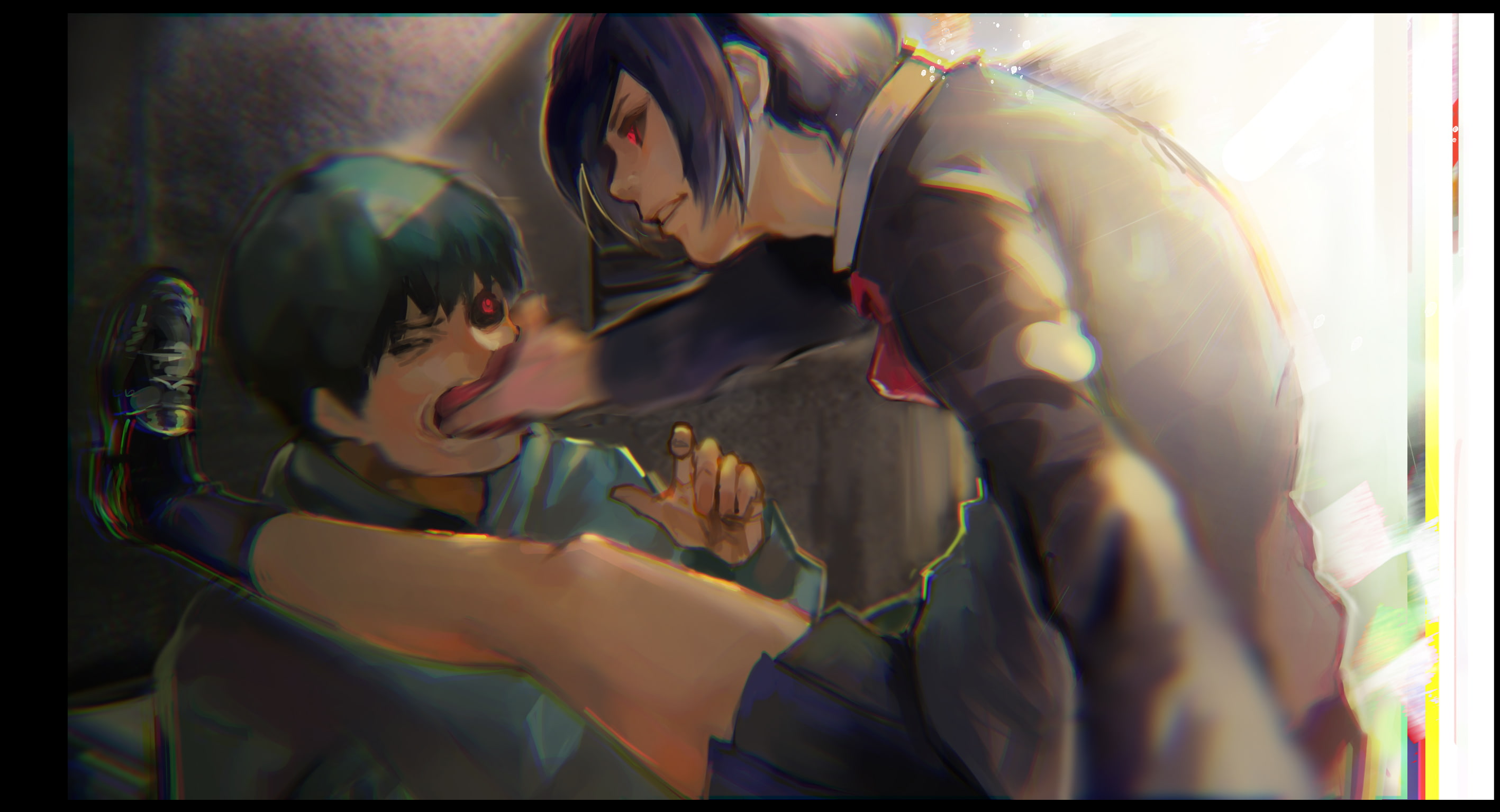 ghou, touka, 2K, ken, melo, kaneki, tokyo, kushu, pixiv, kirishima, from, kyuba, fanart, HD Wallpaper