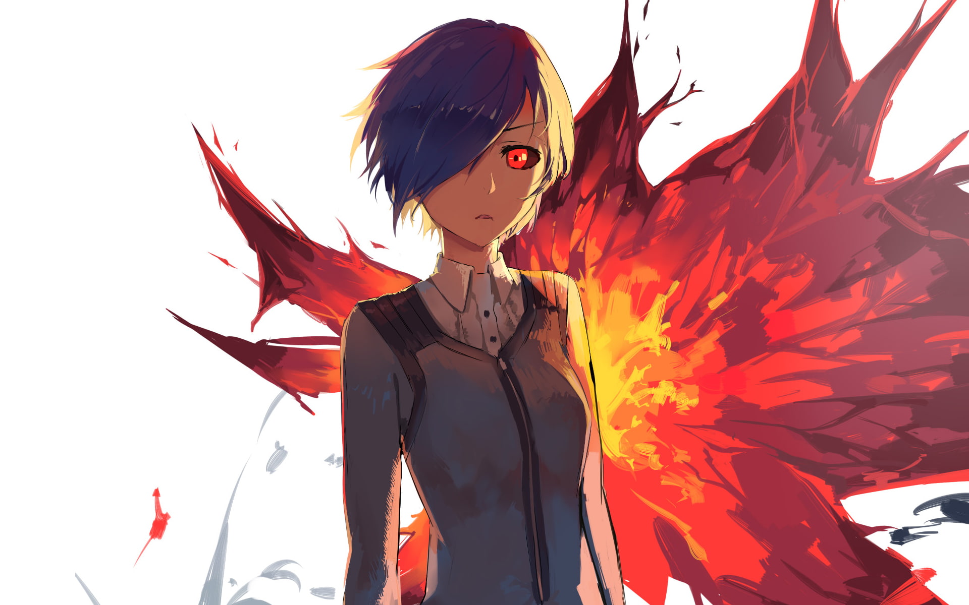 1080P, Touka Kirishima, Tokyo Ghoul, Anime, HD Wallpaper