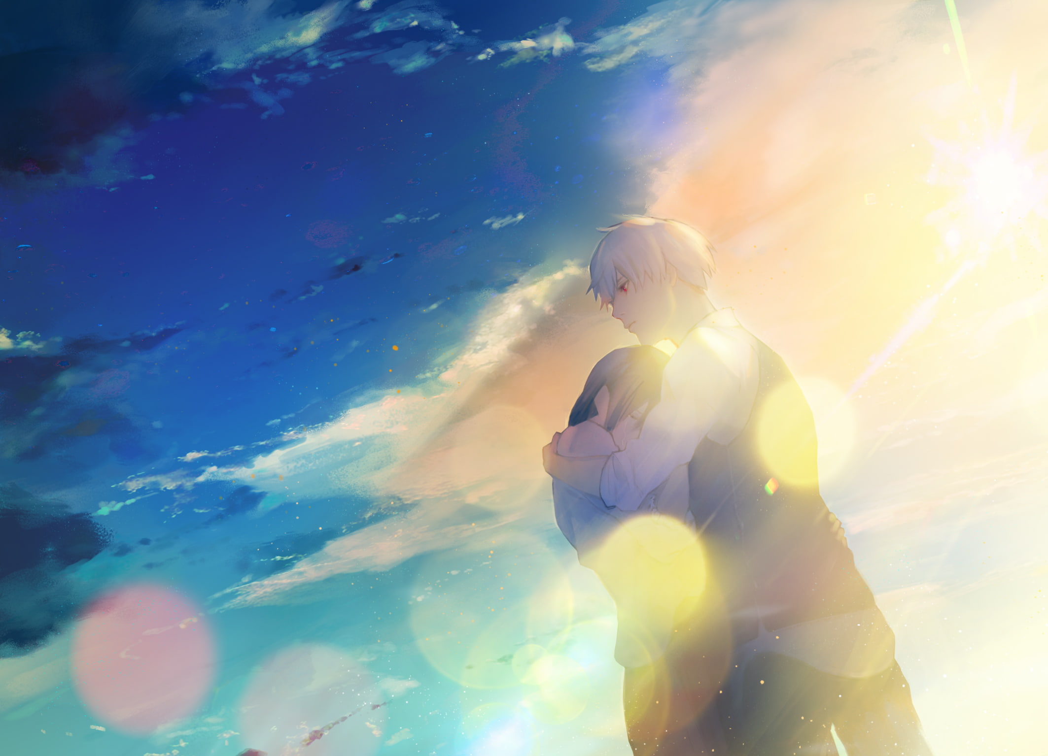 from, kirishima, kushu, tokyo, ken, melo, pixiv, 1080P, kaneki, kyuba, fanart, ghoul, touka, HD Wallpaper